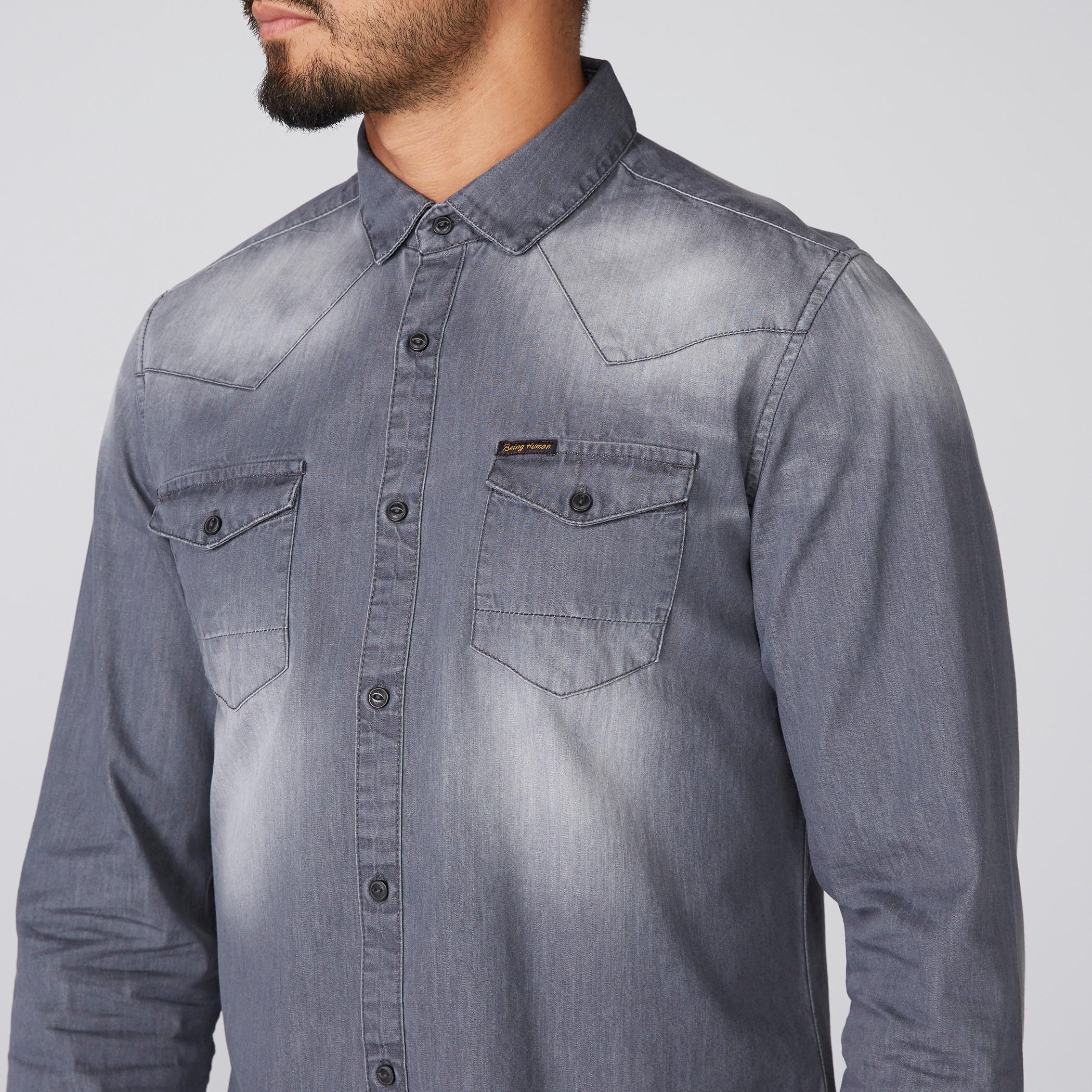 قميص بأكمام طويلة من بيينج هيومان-men-clothing-shirts-image-2