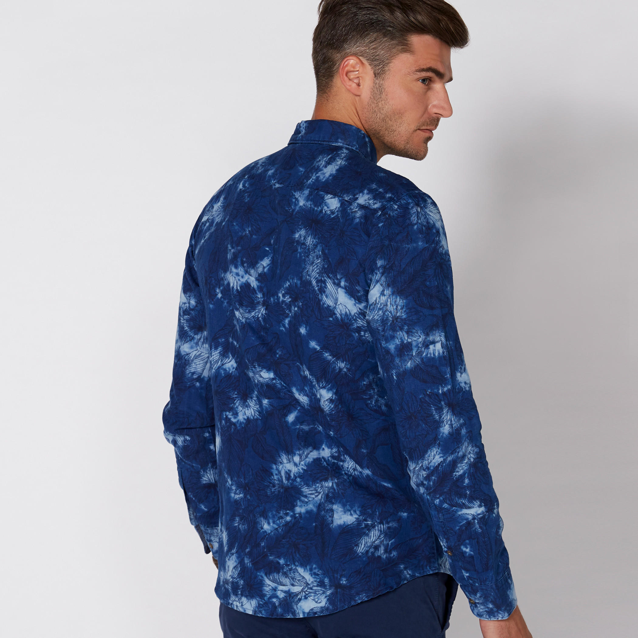 Being Human Printed Shirt with Long Sleeves and Complete Placket-men-clothing-shirts-image-4