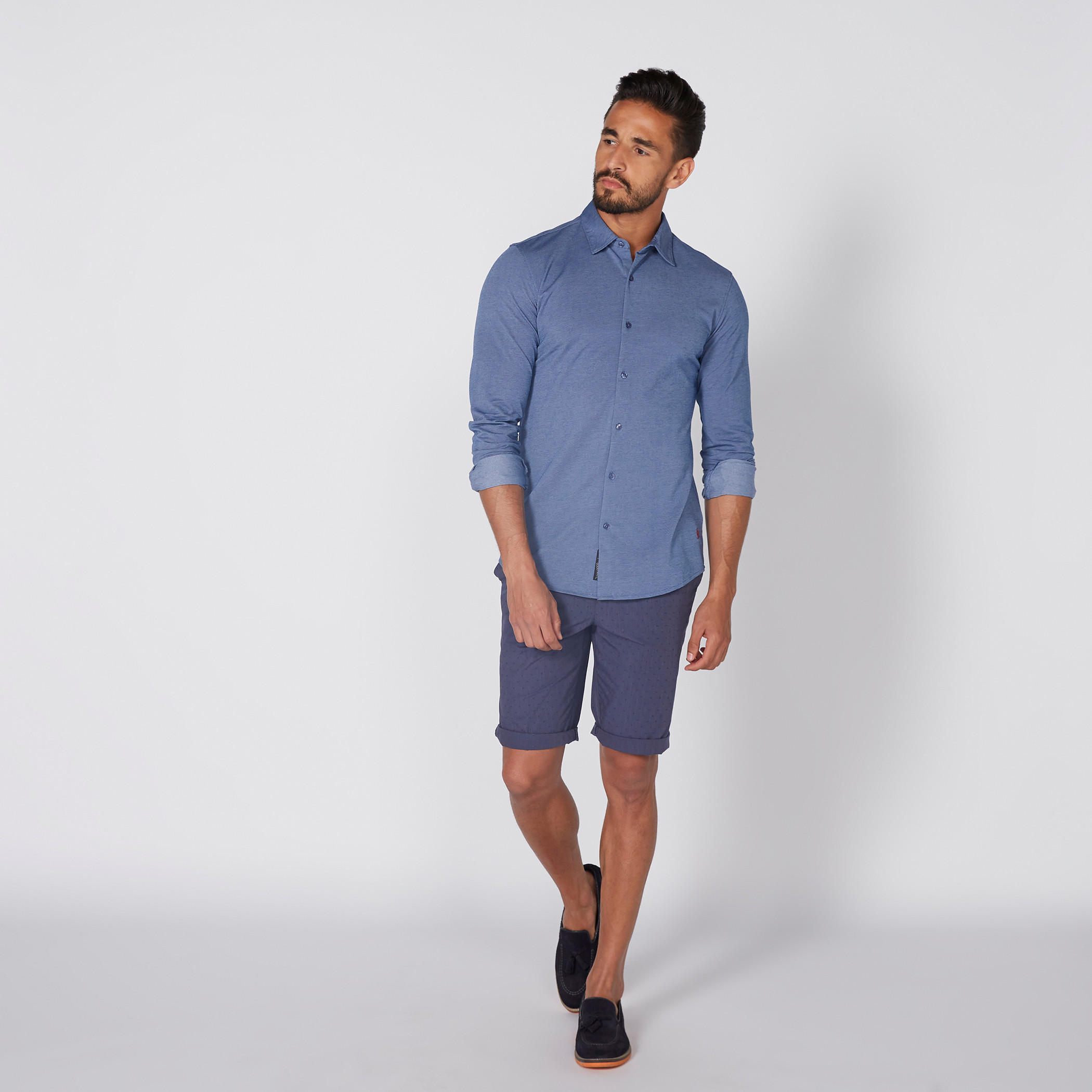 Being Human Long Sleeves Shirt with Complete Placket-men-clothing-shirts-image-2