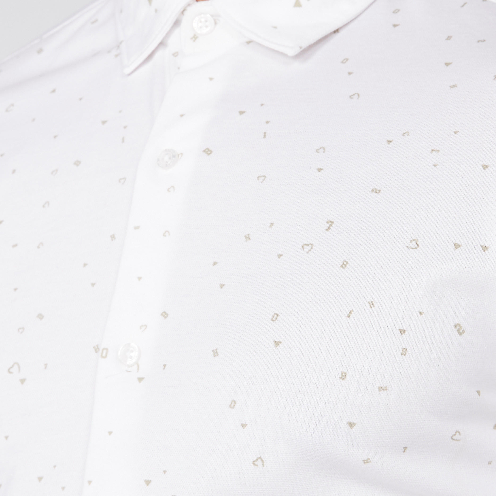 قميص بأكمام طويلة وأزرار مع طبعات بيينج هيومان-men-clothing-shirts-image-3