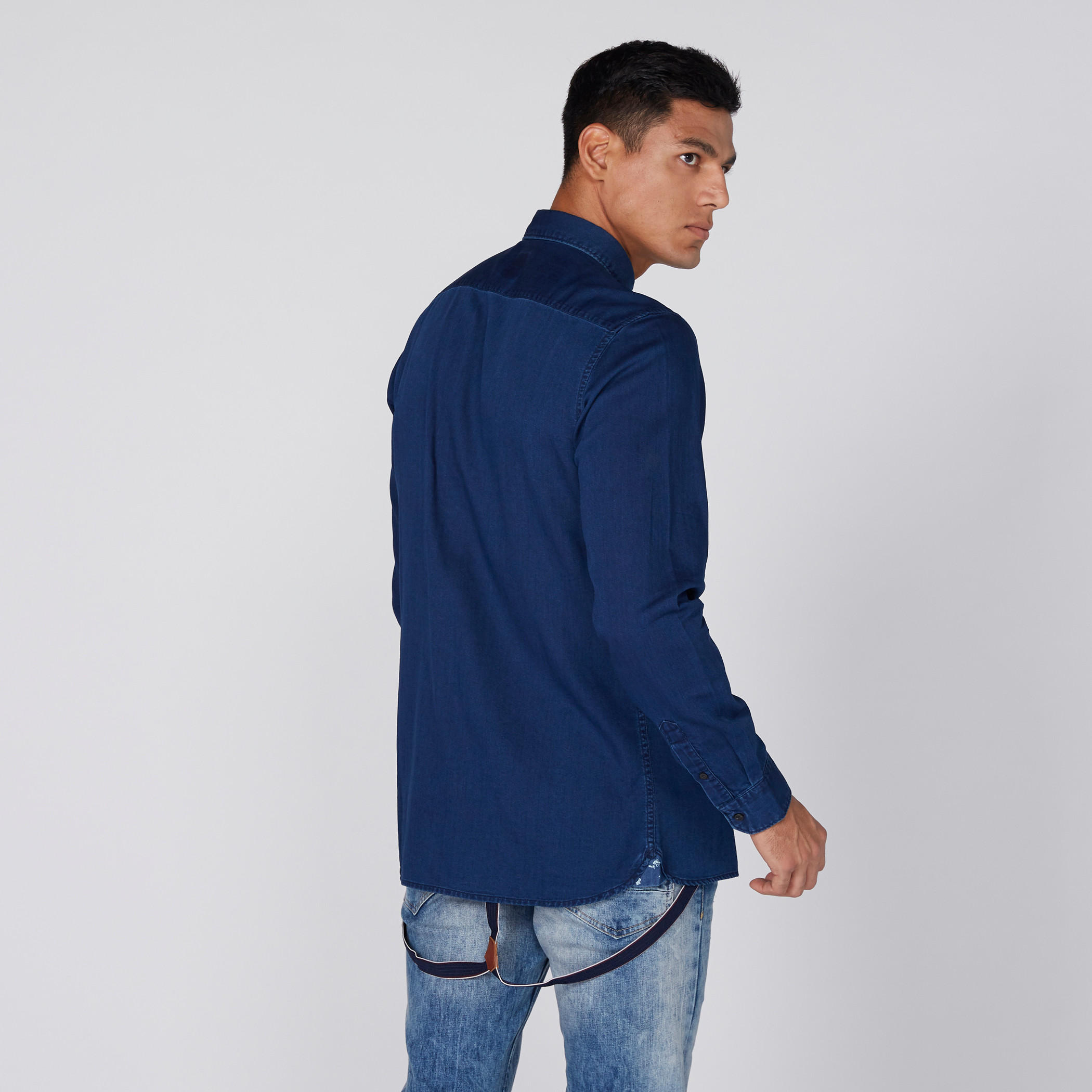 قميص بأكمام طويلة وأزرار بيينج هيومان-men-clothing-shirts-image-4