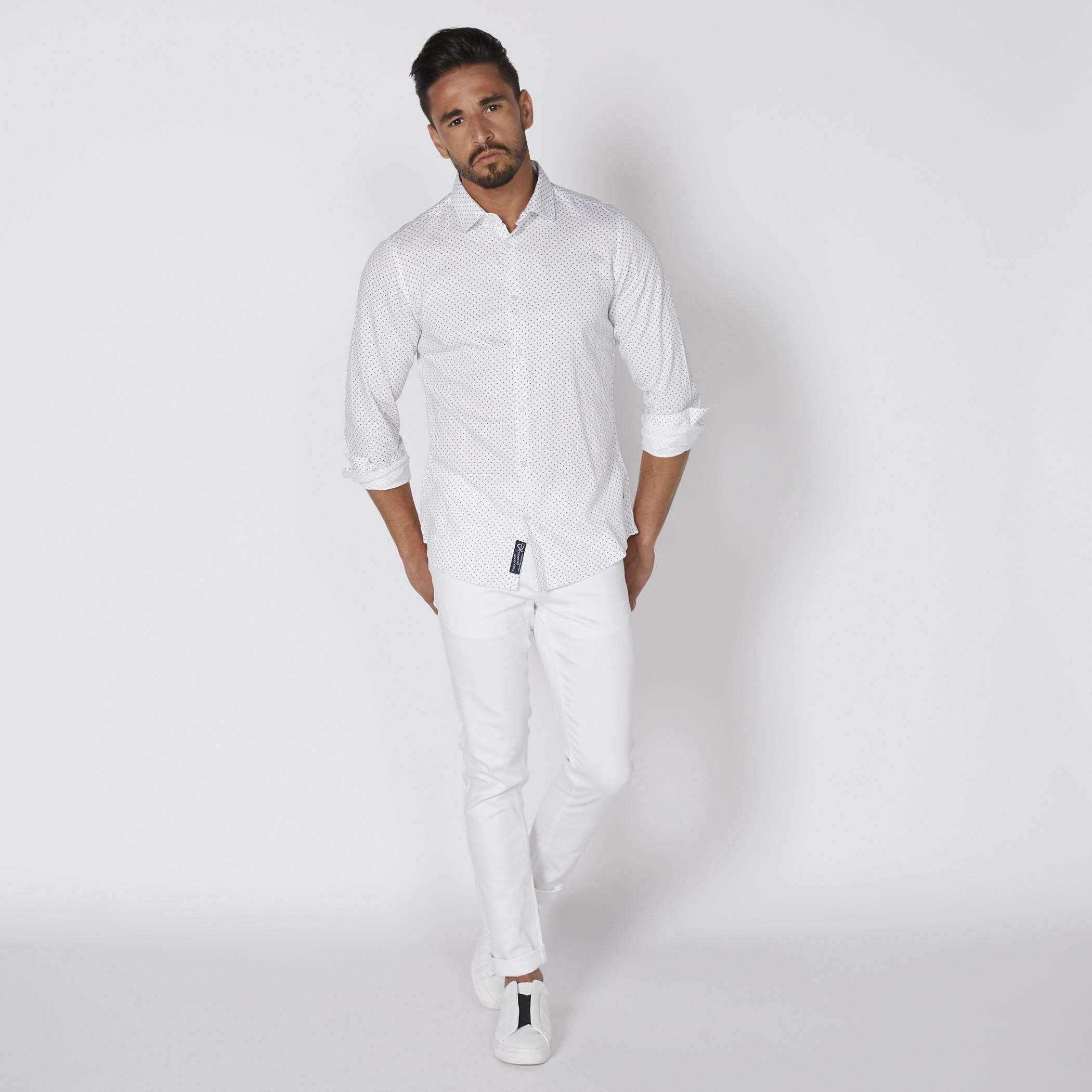 Being Human Printed Shirt with Long Sleeves and Complete Placket-men-clothing-shirts-image-2