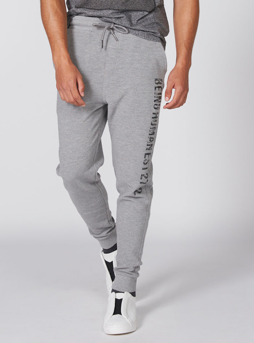 Being Human Printed Full Length Jog Pants with Elasticised Waistband-men-clothing-bottoms-joggers-image-1