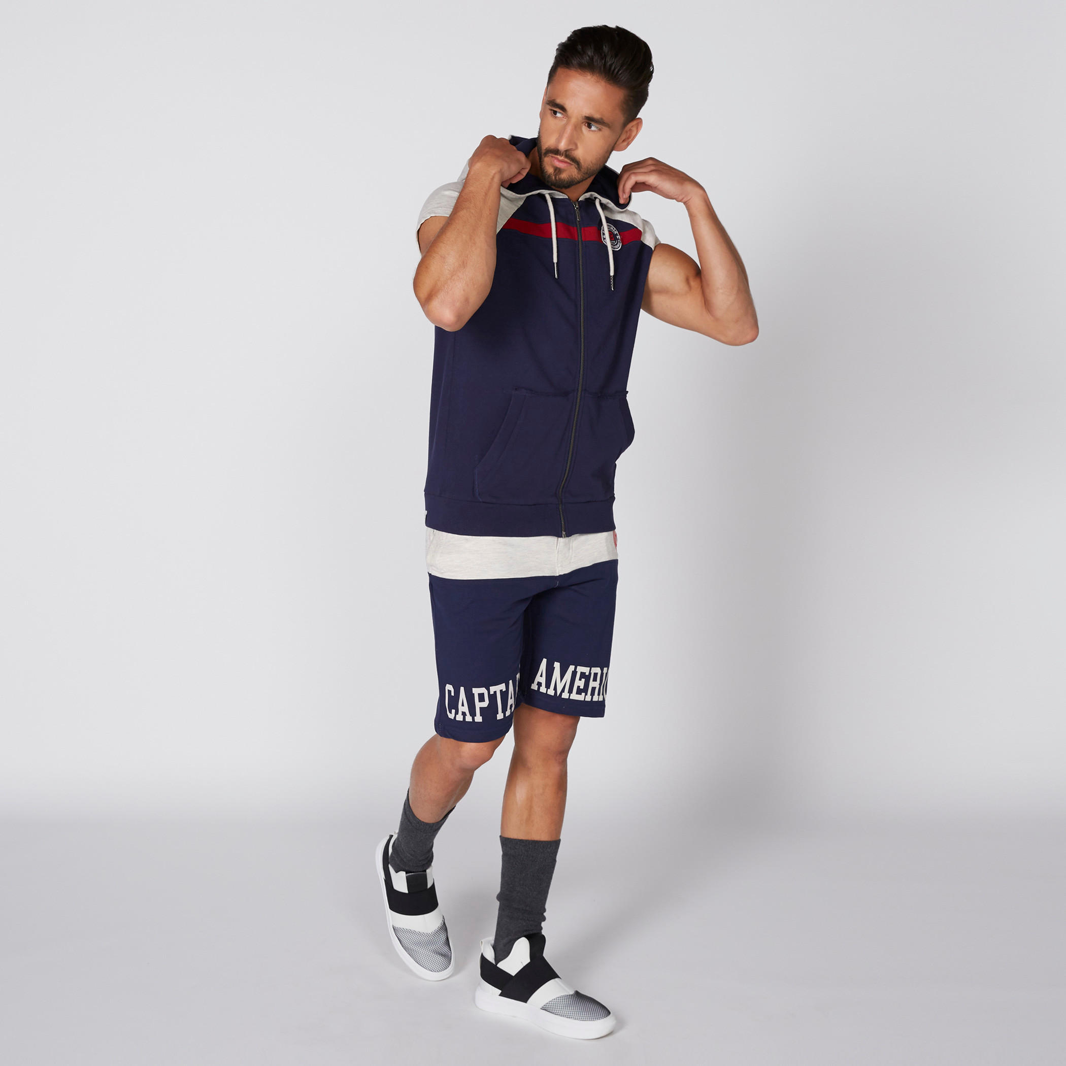 جاكيت بأكمام قصيرة وطبعات بيينج هيومان-men-clothing-jacketsandblazers-jackets-image-2