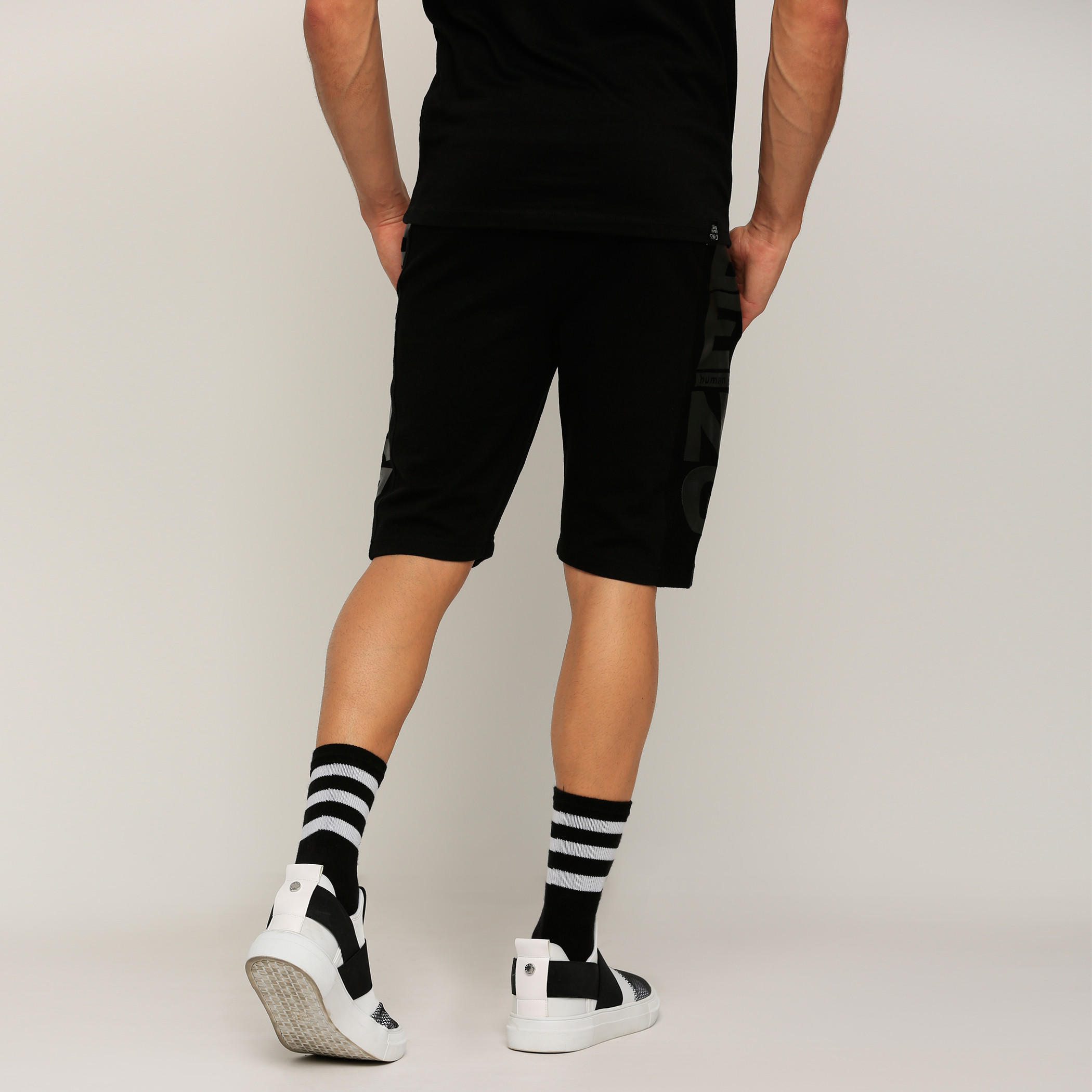 Being Human Printed Shorts with Pocket Detailing-men-clothing-bottoms-shorts-image-2