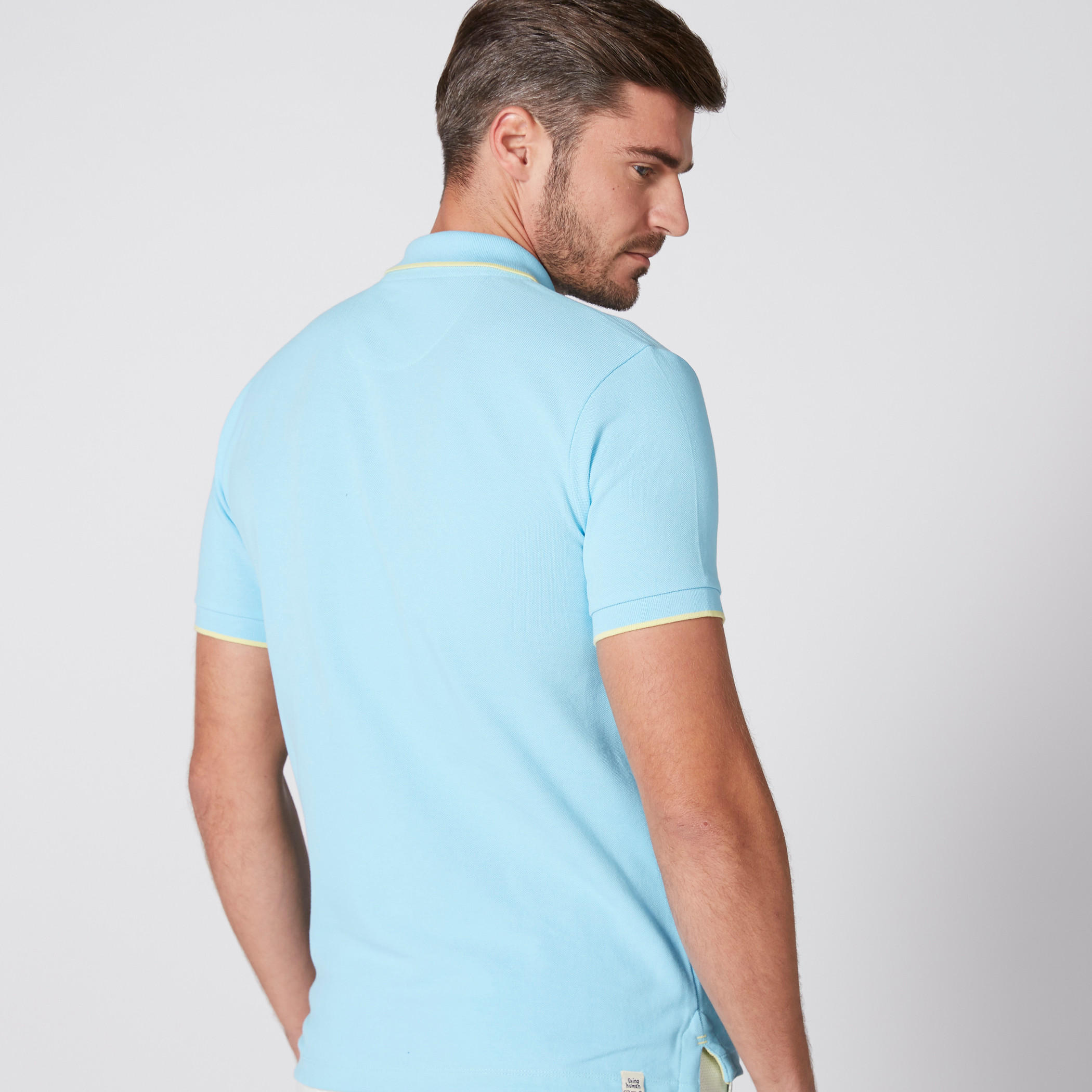 تيشيرت بياقة بولو وأكمام قصيرة بيينج هيومان-men-clothing-tshirtsandpolos-polos-image-3