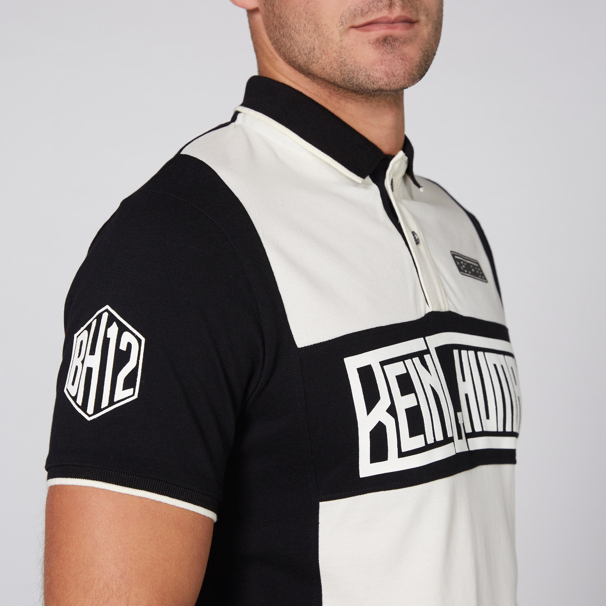 Being Human Printed T-Shirt with Polo Neck and Short Sleeves-men-clothing-tshirtsandpolos-polos-image-3