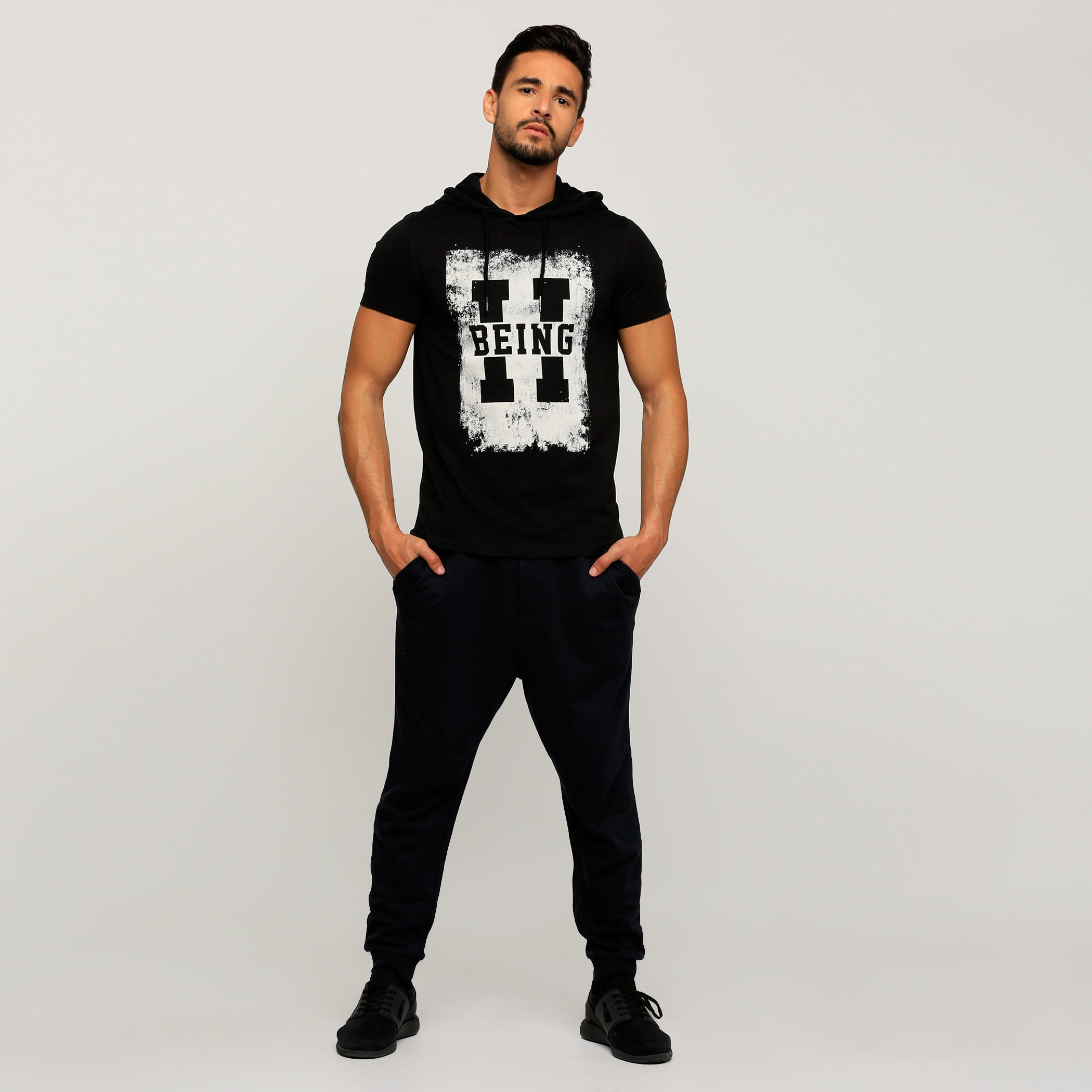 تيشيرت بطبعات وقبعة وأكمام قصيرة من بيينج هيومان-men-clothing-tshirtsandpolos-tshirts-image-5