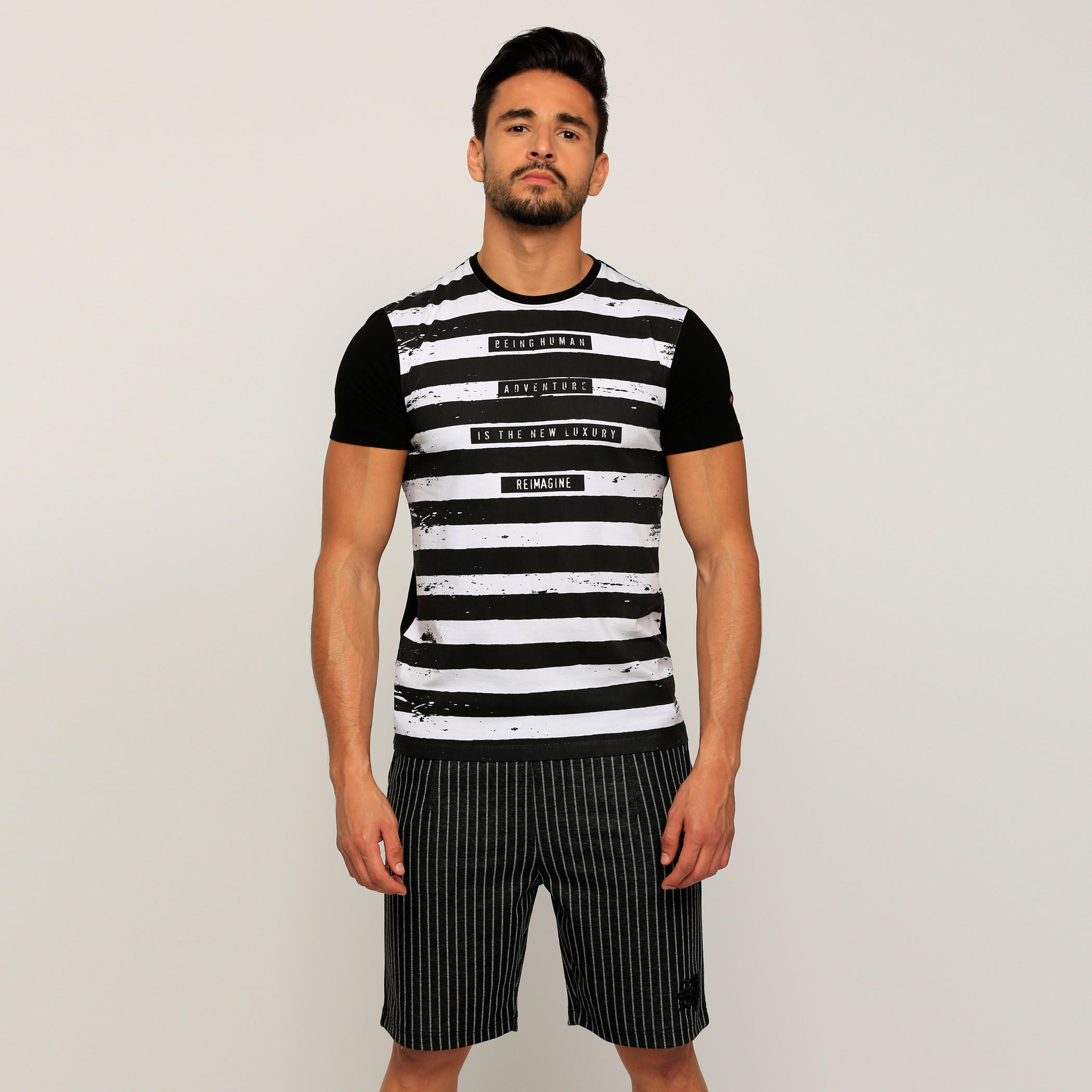 Being Human Printed T-Shirt with Round Neck and Short Sleeves-men-clothing-tshirtsandpolos-tshirts-image-1