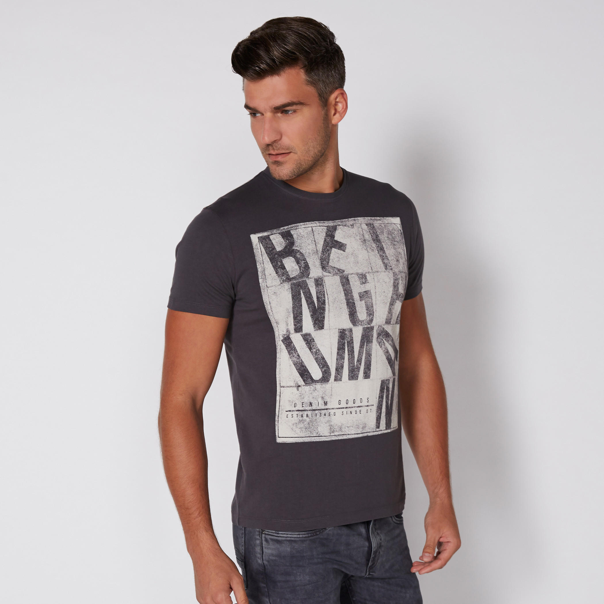 Being Human Printed T-Shirt with Round Neck and Short Sleeves-men-clothing-tshirtsandpolos-tshirts-image-1