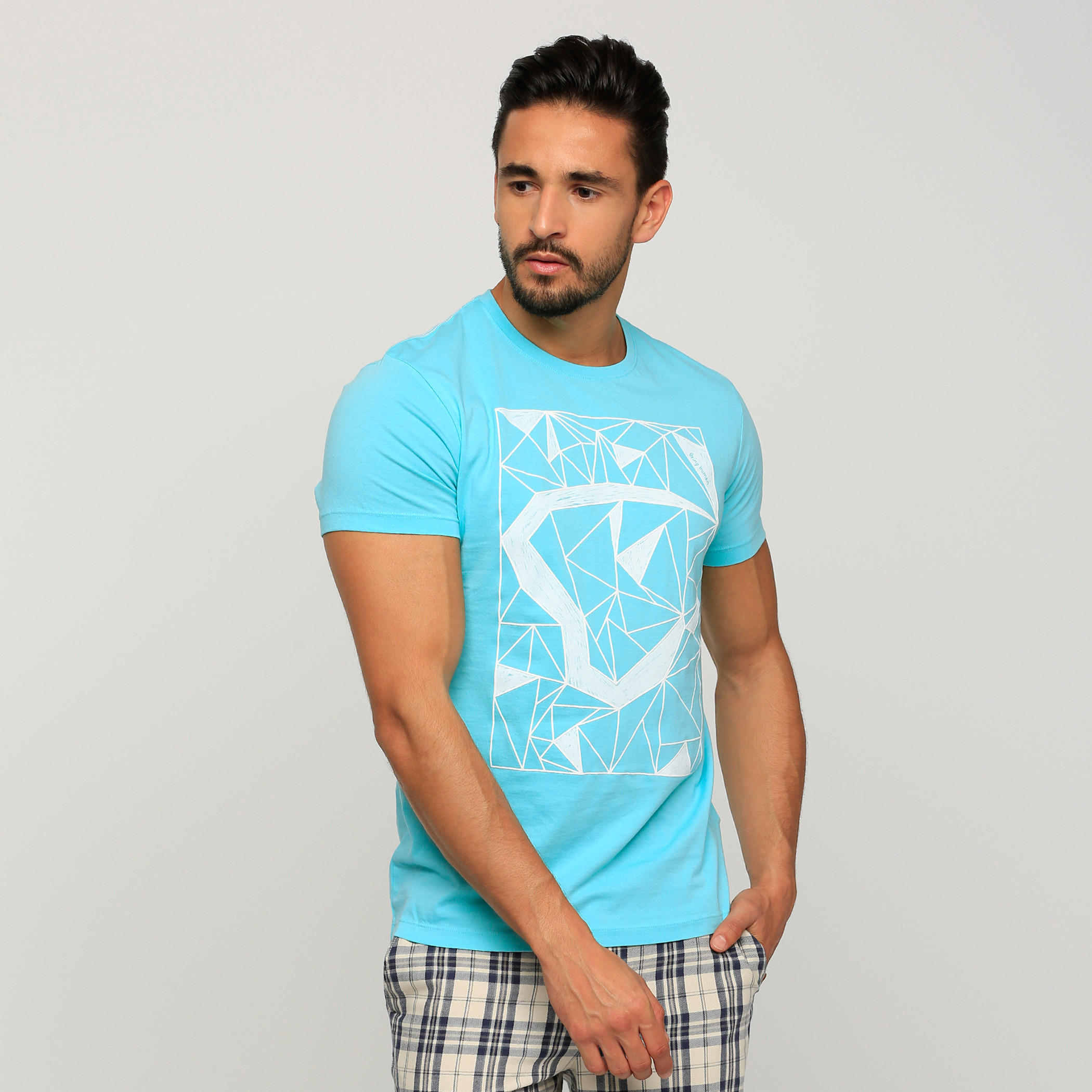 Being Human Printed Round Neck T-Shirt with Short Sleeves-men-clothing-tshirtsandpolos-tshirts-image-1