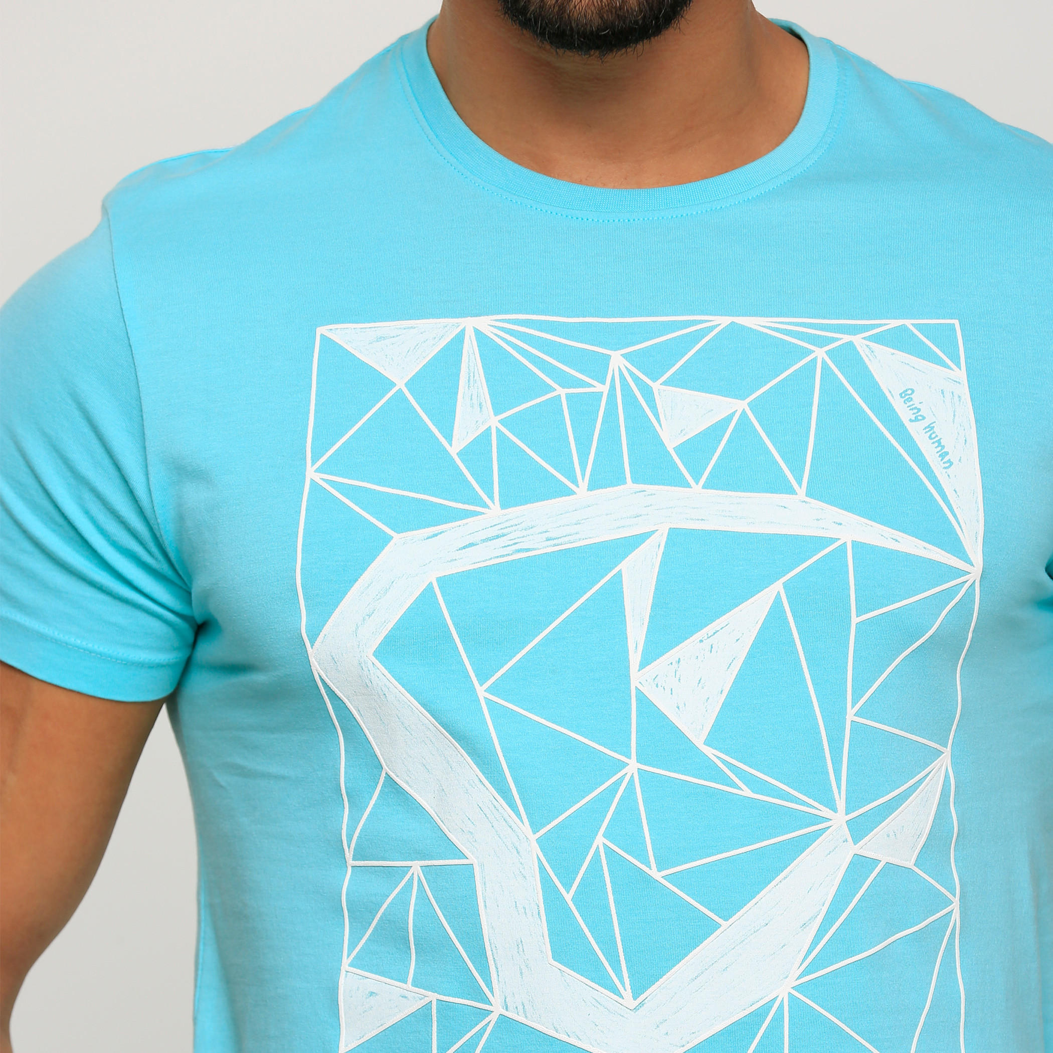 Being Human Printed Round Neck T-Shirt with Short Sleeves-men-clothing-tshirtsandpolos-tshirts-image-4