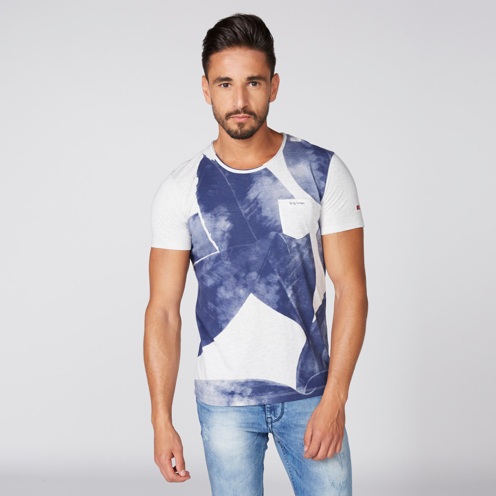 Being Human Printed T-Shirt with Round Neck and Short Sleeves-men-clothing-tshirtsandpolos-tshirts-image-1