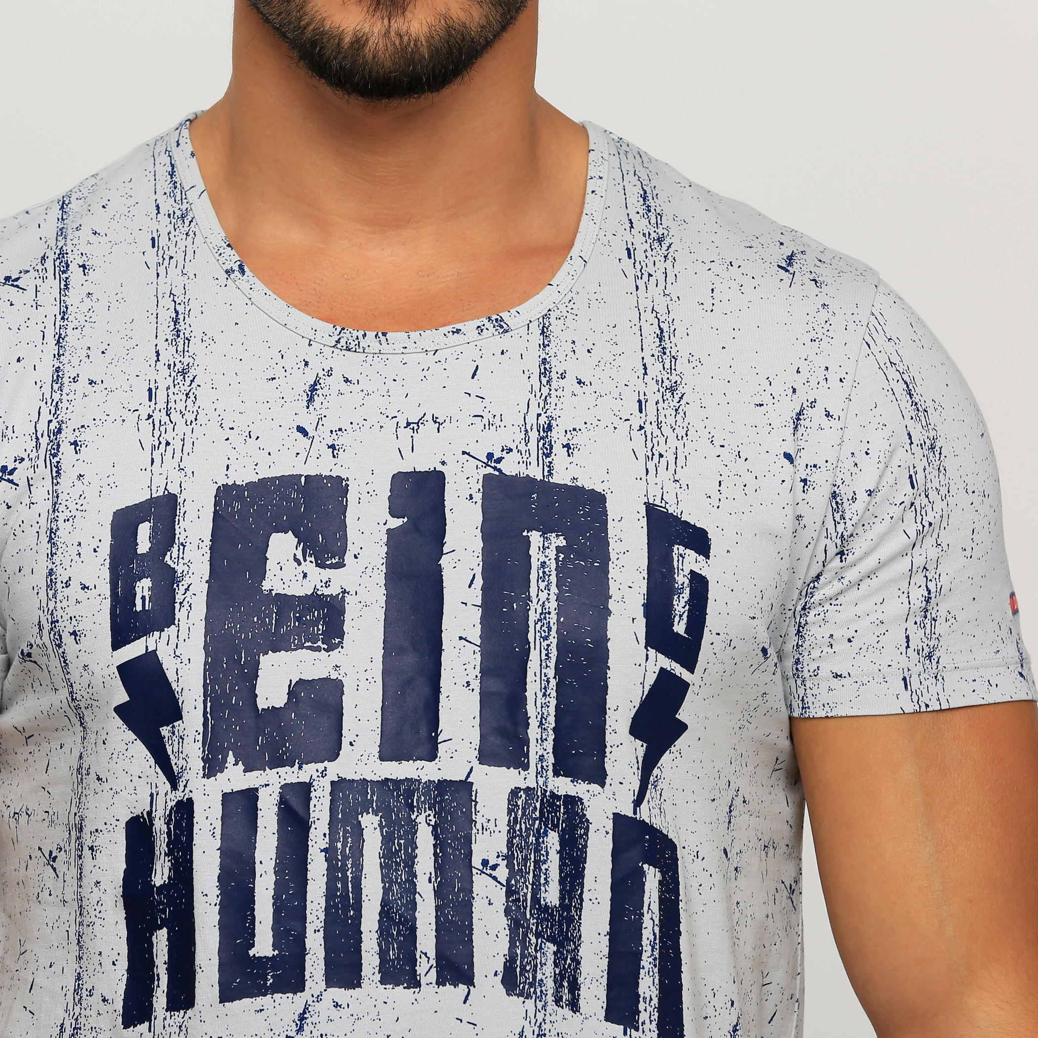 Being Human Printed Round Neck T-Shirt with Short Sleeves-men-clothing-tshirtsandpolos-tshirts-image-4