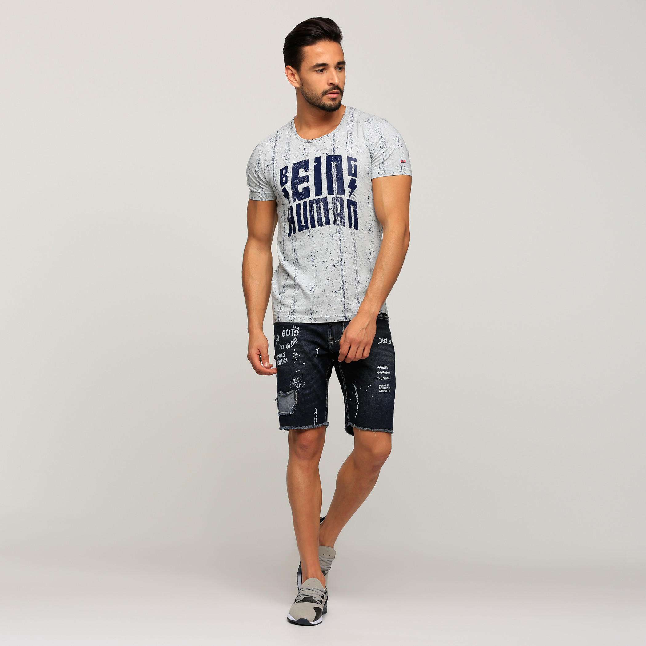 Being Human Printed Round Neck T-Shirt with Short Sleeves-men-clothing-tshirtsandpolos-tshirts-image-5