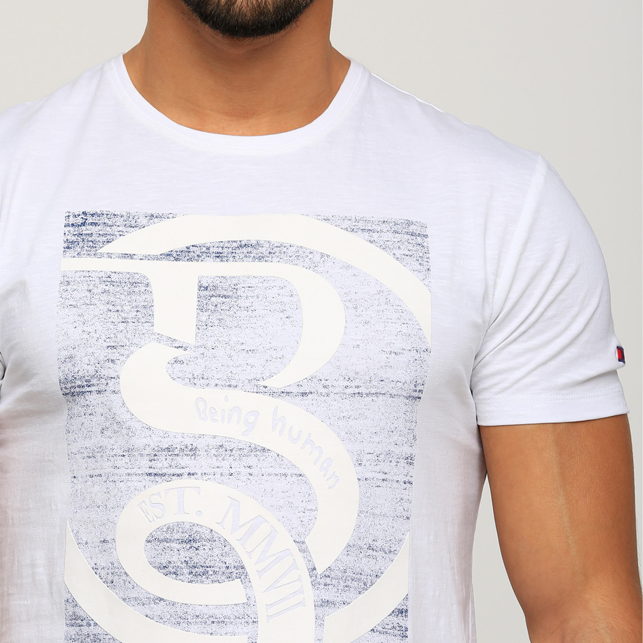 Being Human Printed Round Neck T-Shirt with Short Sleeves-men-clothing-tshirtsandpolos-tshirts-image-4