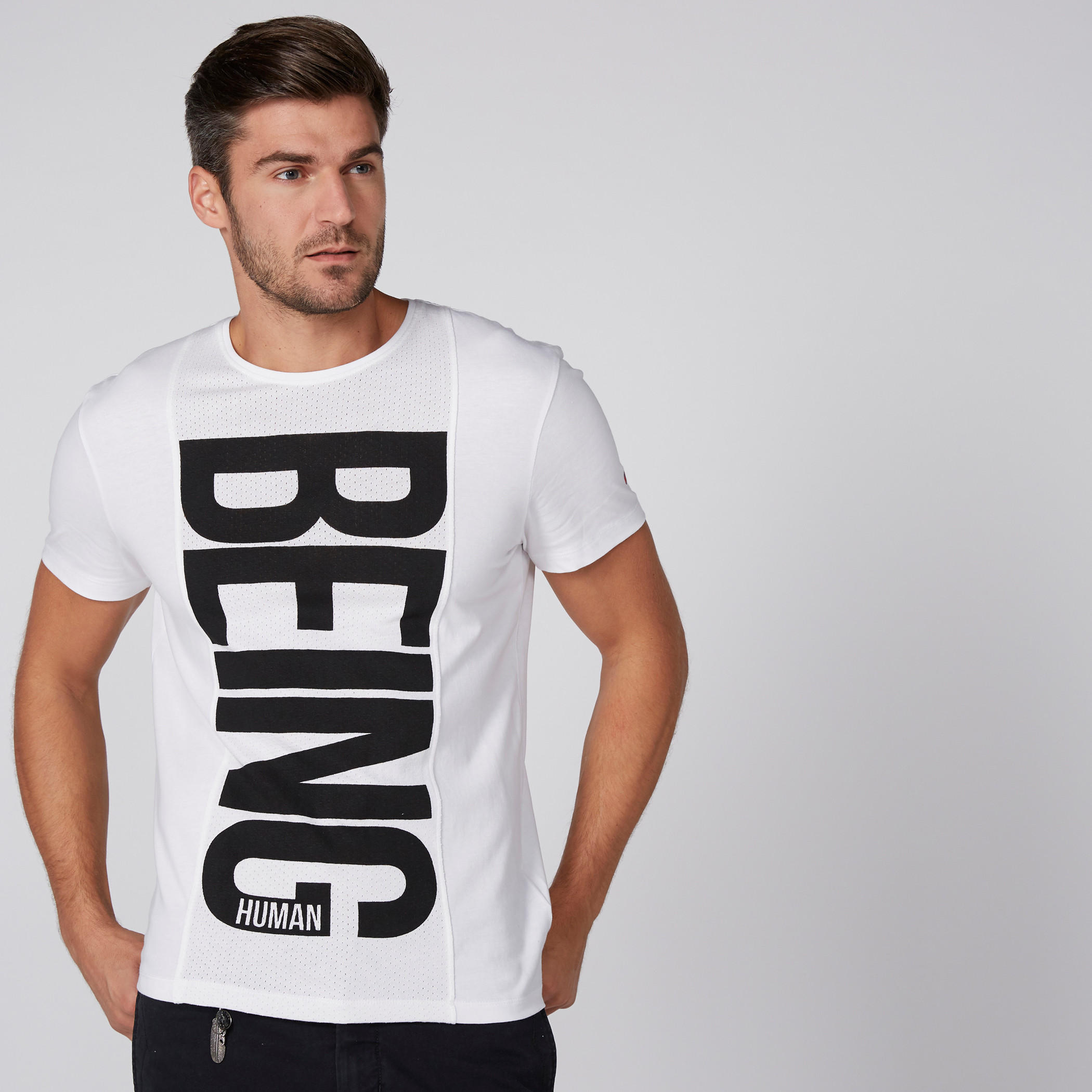 Being Human Printed T-Shirt with Round Neck and Short Sleeves-men-clothing-tshirtsandpolos-tshirts-image-1
