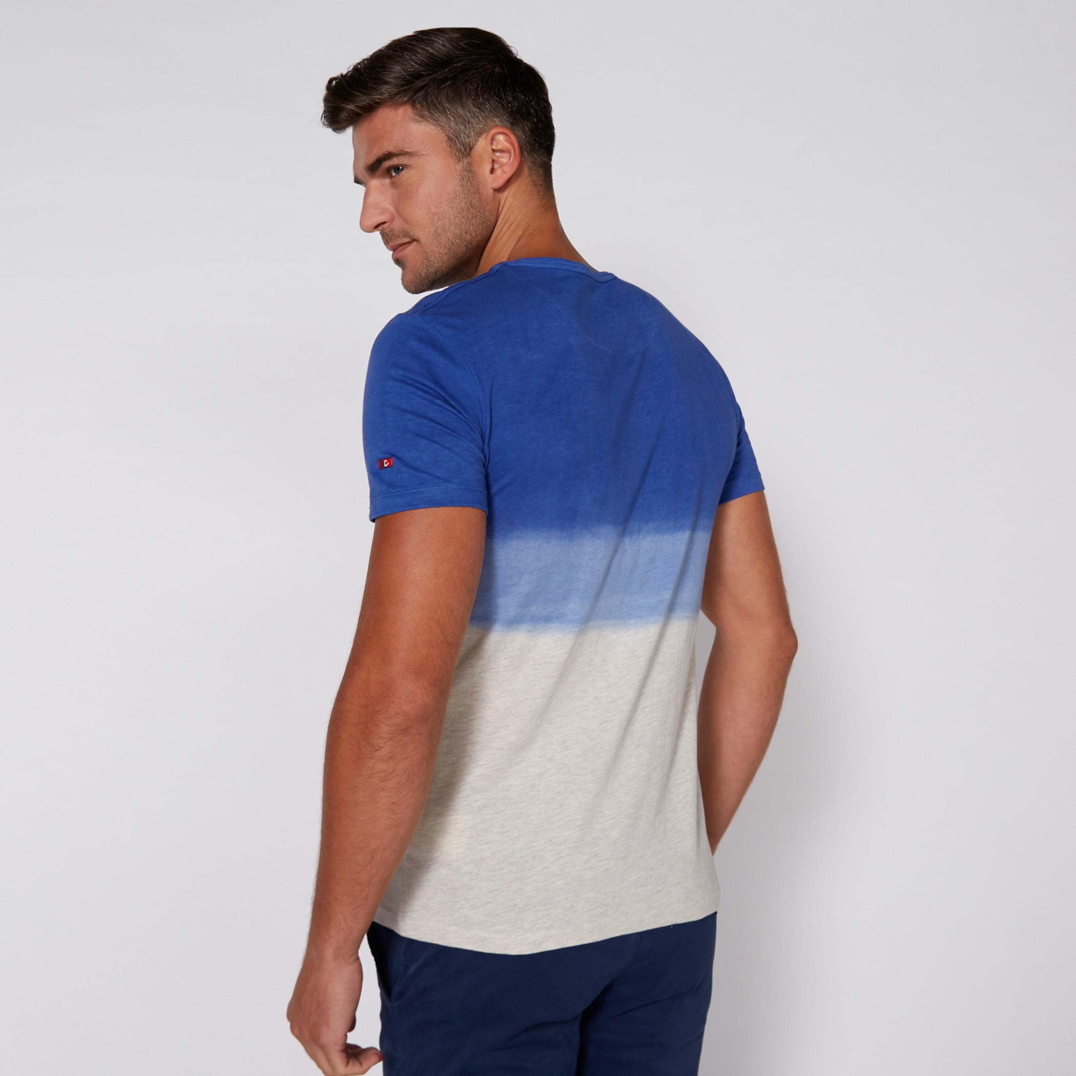 تيشيرت بياقة مستديرة وأكمام قصيرة مع طبعات بيينج هيومان-men-clothing-tshirtsandpolos-tshirts-image-4