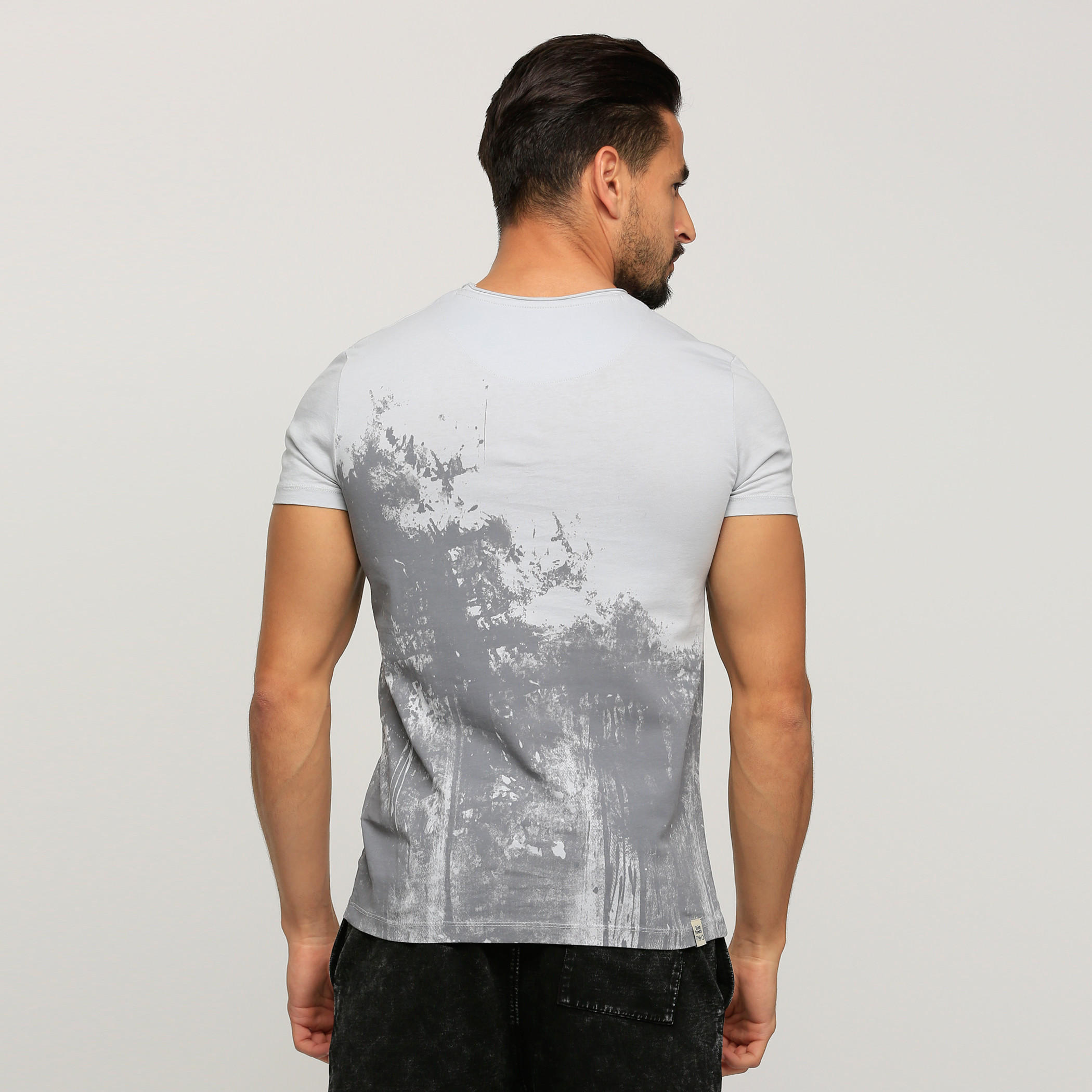 Being Human Printed Round Neck T-Shirt with Short Sleeves-men-clothing-tshirtsandpolos-tshirts-image-2