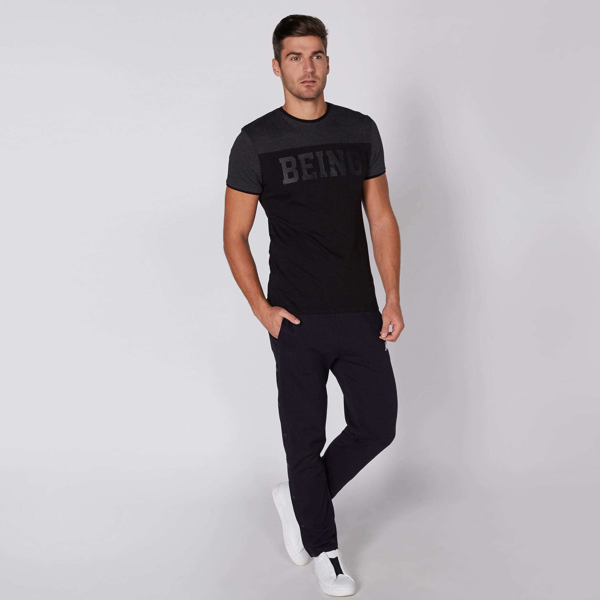 Being Human Printed T-Shirt with Round Neck and Short Sleeves-men-clothing-tshirtsandpolos-tshirts-image-2