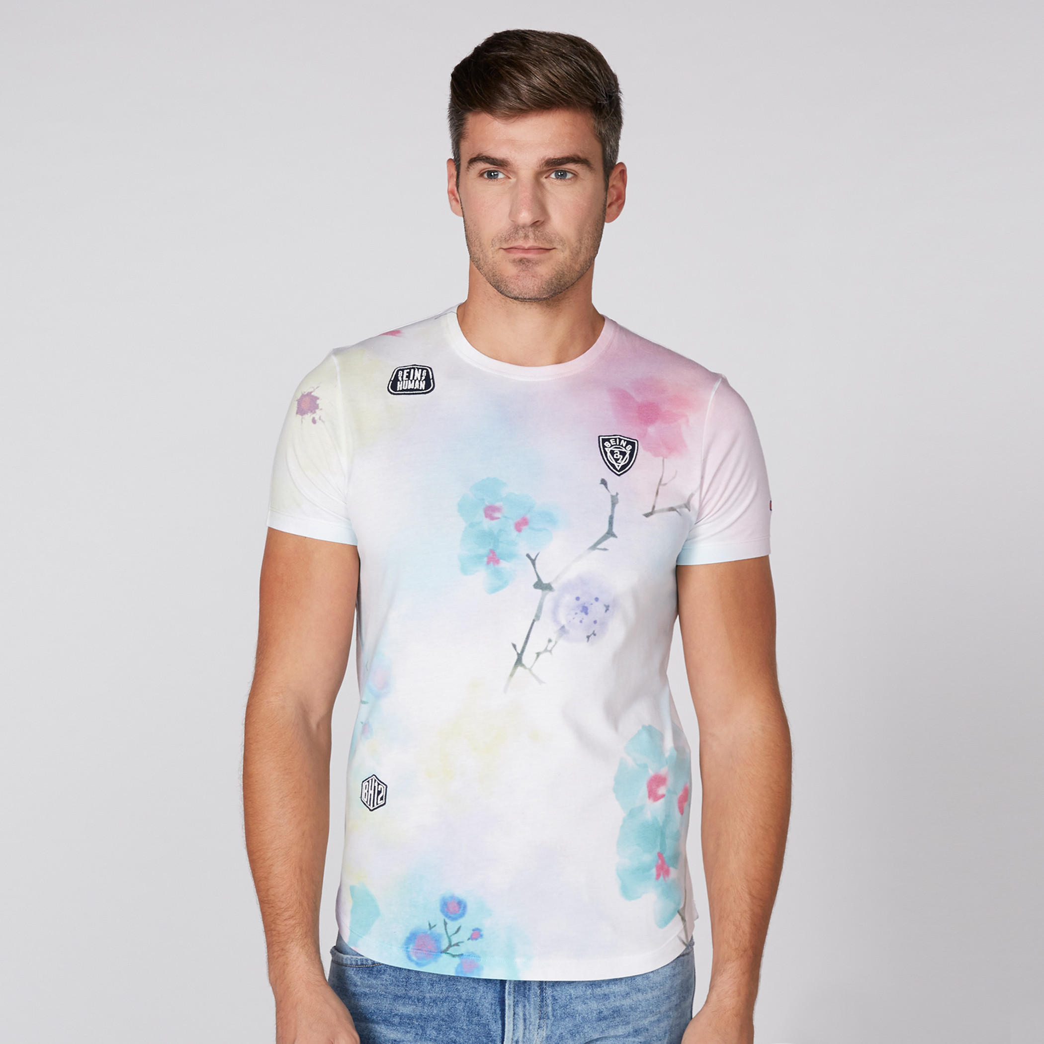 Being Human Printed T-Shirt with Round Neck and Short Sleeves-men-clothing-tshirtsandpolos-tshirts-image-1