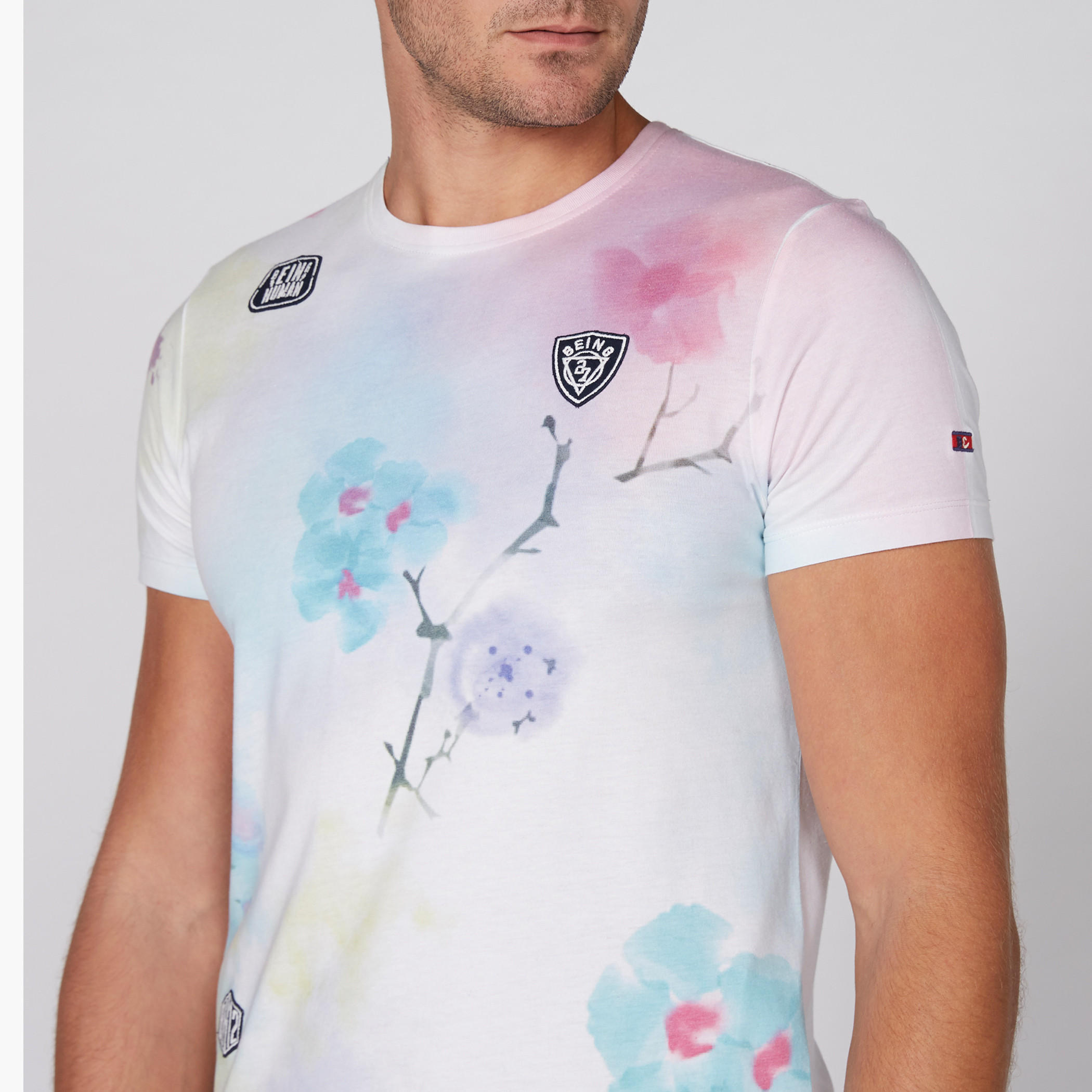 Being Human Printed T-Shirt with Round Neck and Short Sleeves-men-clothing-tshirtsandpolos-tshirts-image-3