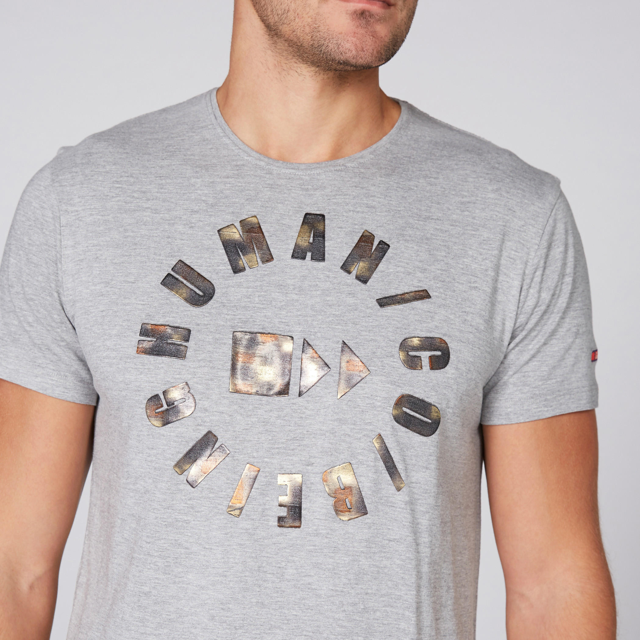 Being Human Printed T-Shirt with Round Neck and Short Sleeves-men-clothing-tshirtsandpolos-tshirts-image-3