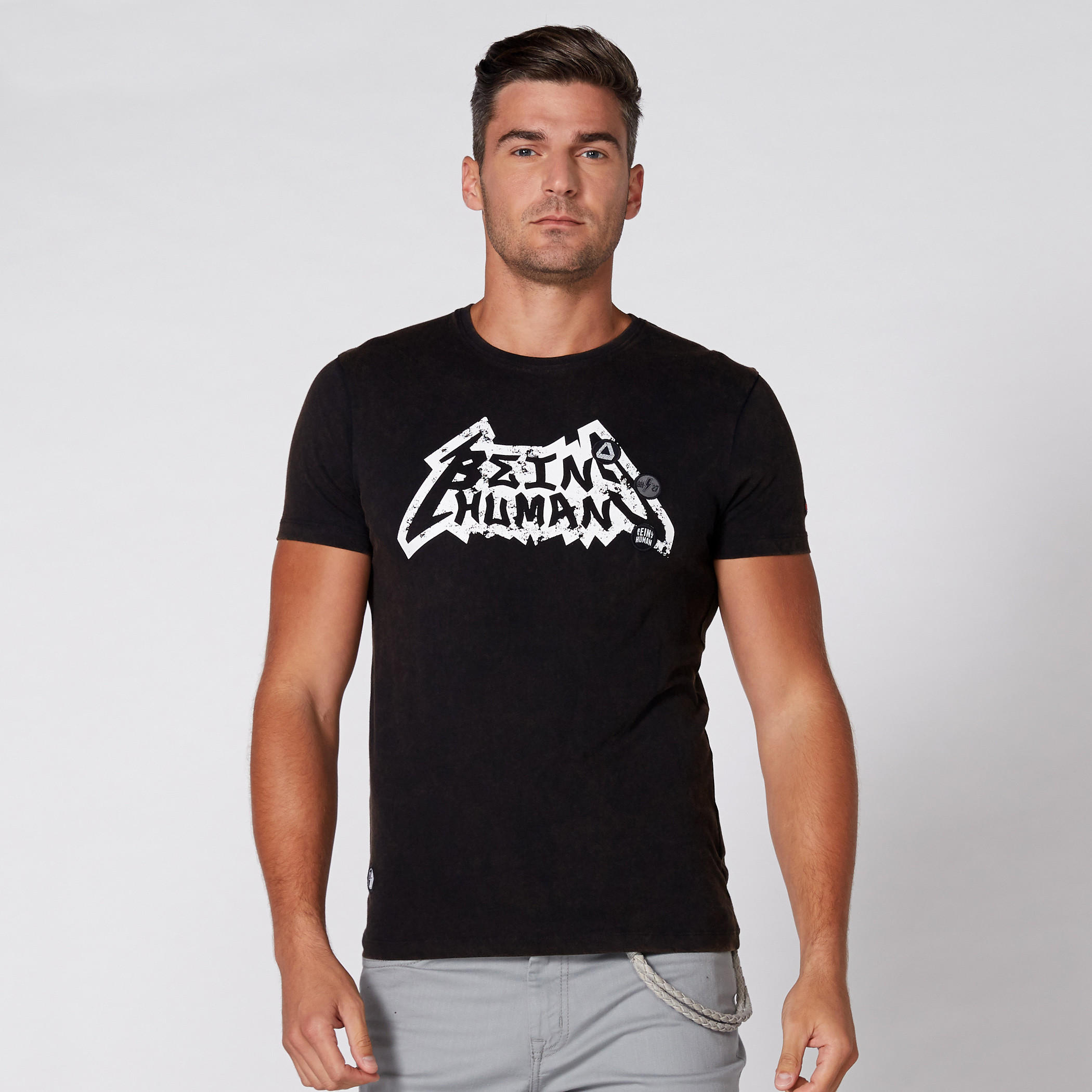 Being Human Printed T-Shirt with Round Neck and Short Sleeves-men-clothing-tshirtsandpolos-tshirts-image-1