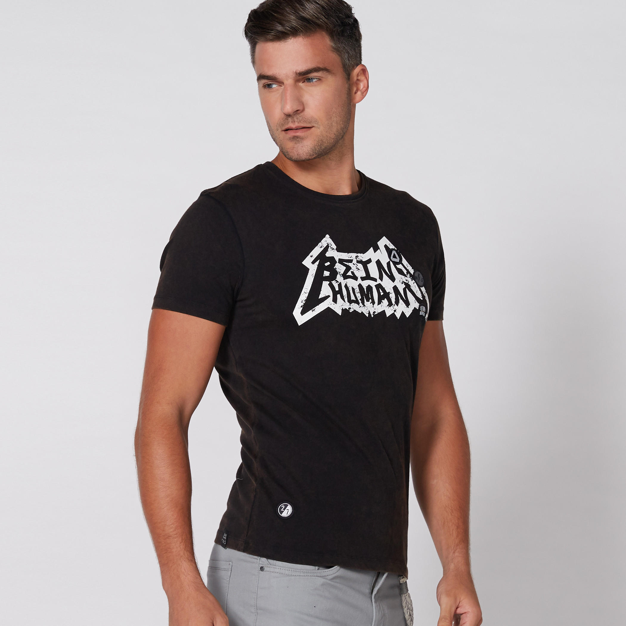 Being Human Printed T-Shirt with Round Neck and Short Sleeves-men-clothing-tshirtsandpolos-tshirts-image-3