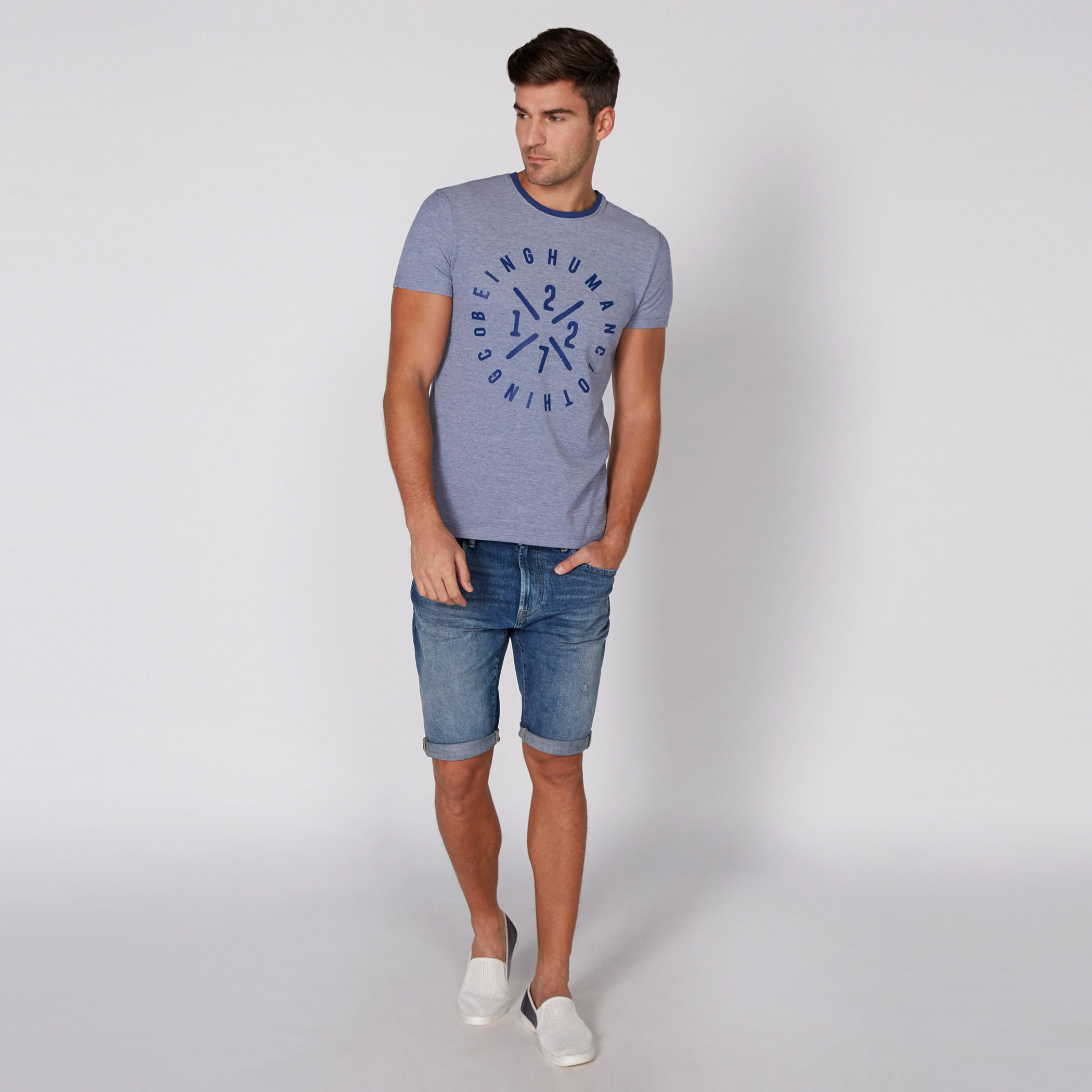 Being Human Printed T-Shirt with Round Neck and Short Sleeves-men-clothing-tshirtsandpolos-tshirts-image-2