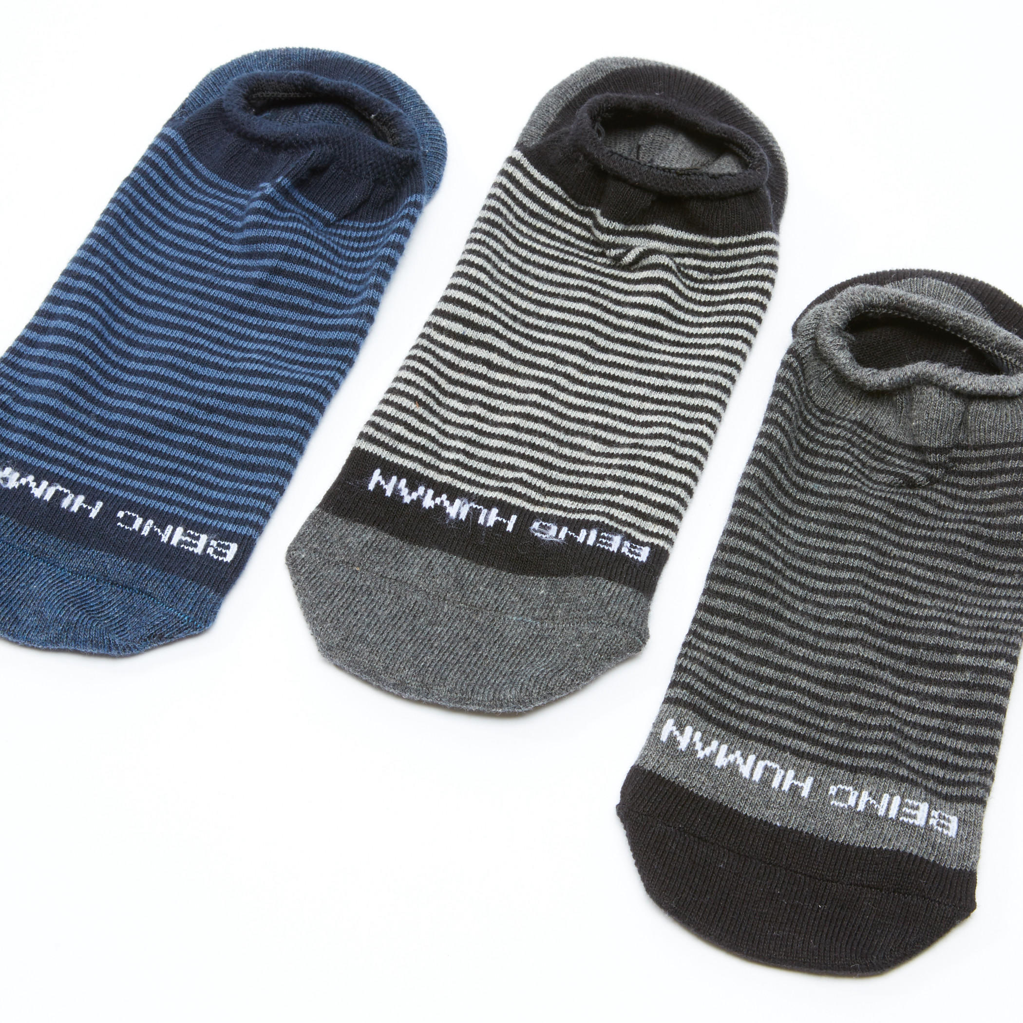 جوارب مقلّمة بطول الكاحل من بيينج هيومان-men-socks-image-1