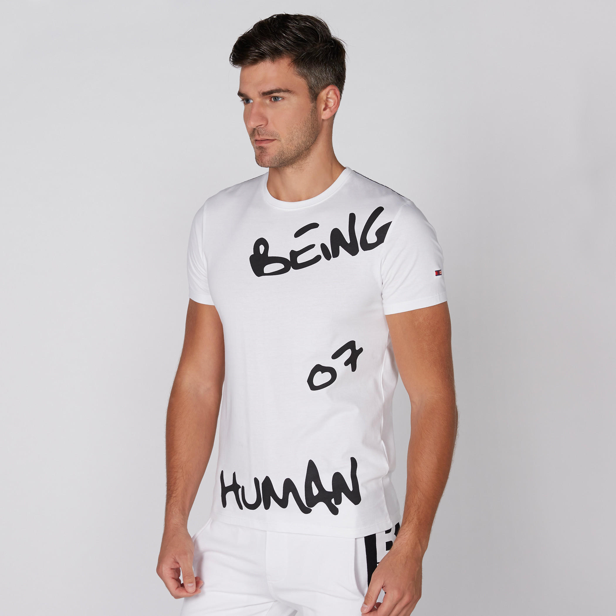 Being Human Printed T-Shirt with Round Neck and Short Sleeves-men-clothing-tshirtsandpolos-tshirts-image-1