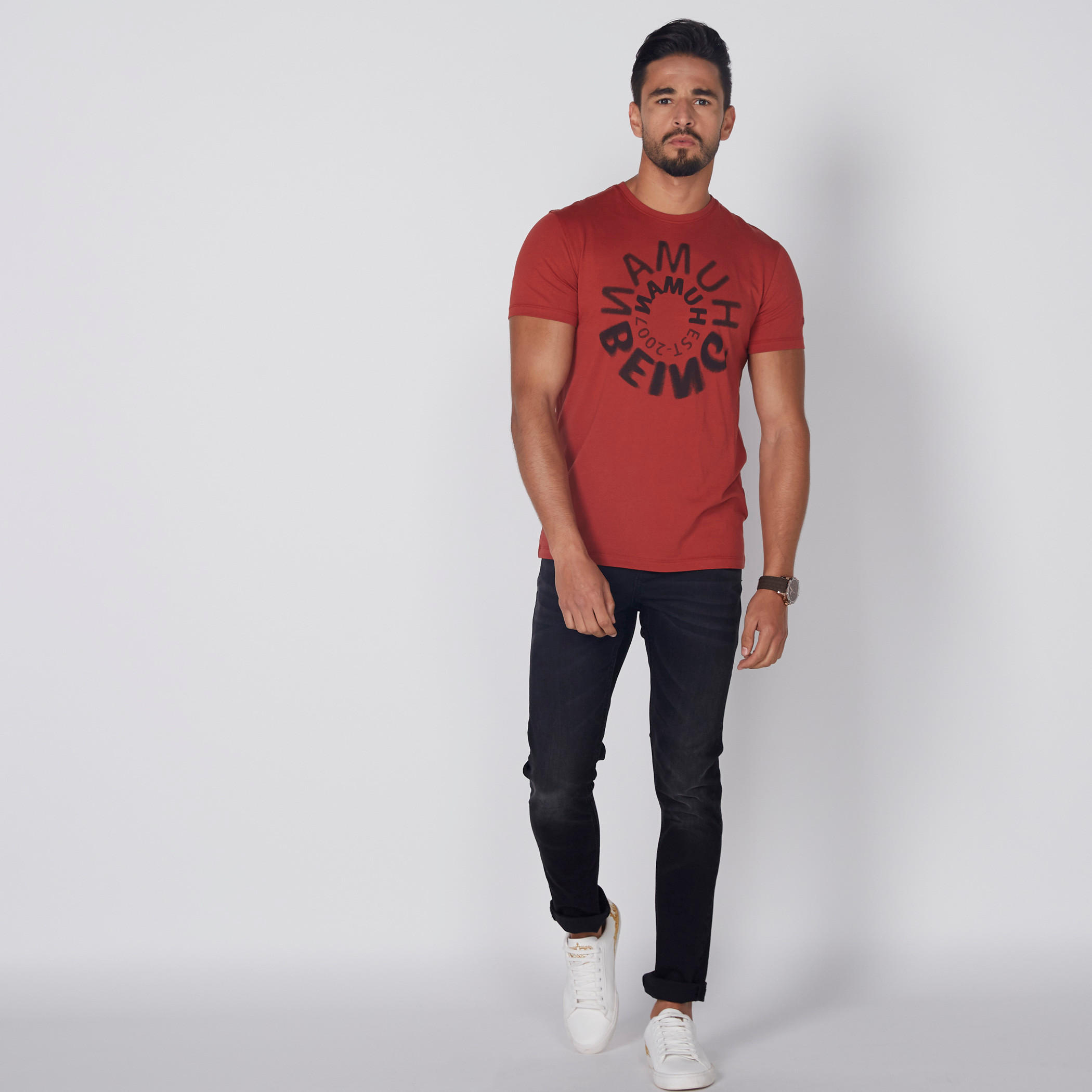 Being Human Printed T-Shirt with Short Sleeves-men-clothing-tshirtsandpolos-tshirts-image-3