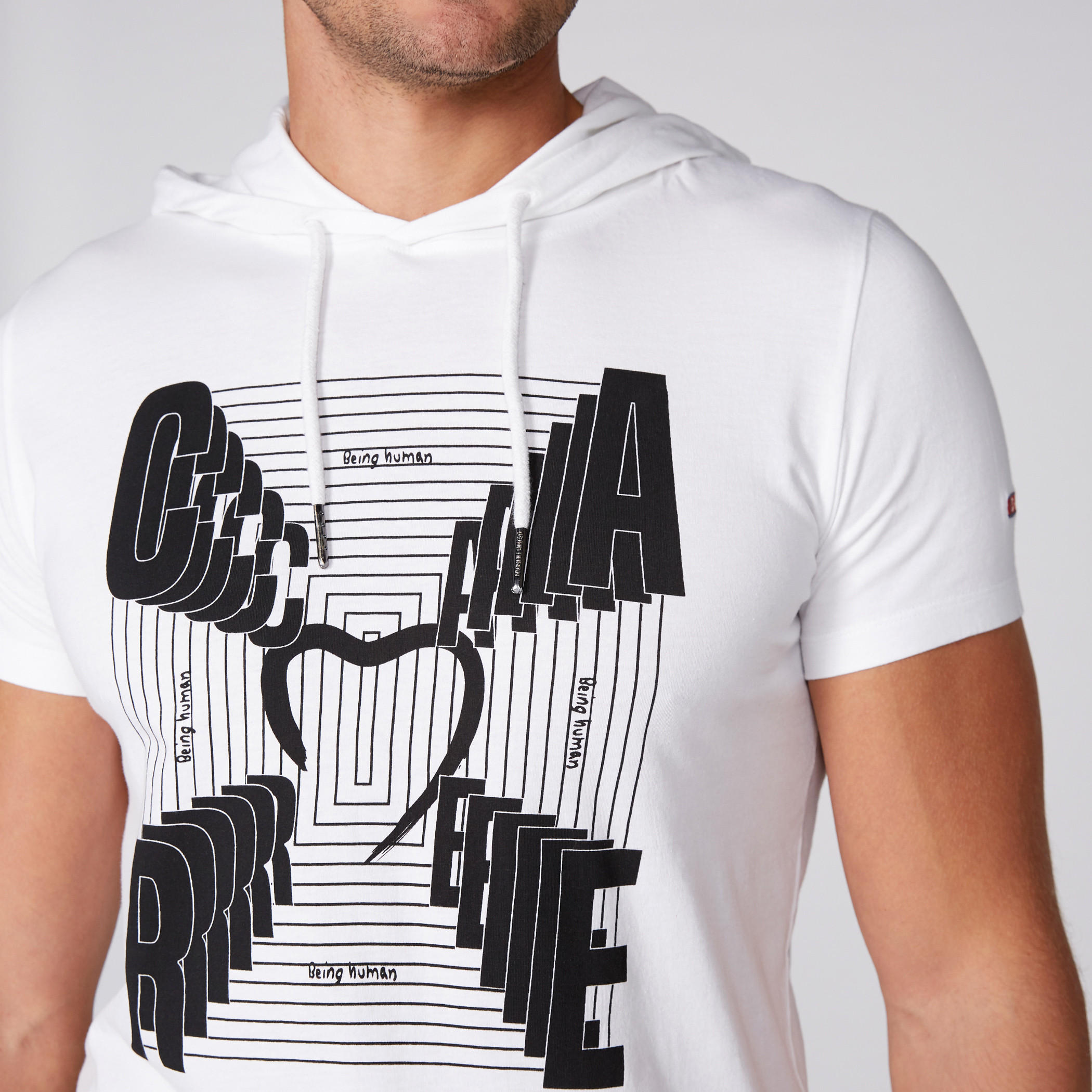 Being Human Printed T-Shirt with Short Sleeves and Hood-men-clothing-tshirtsandpolos-tshirts-image-3