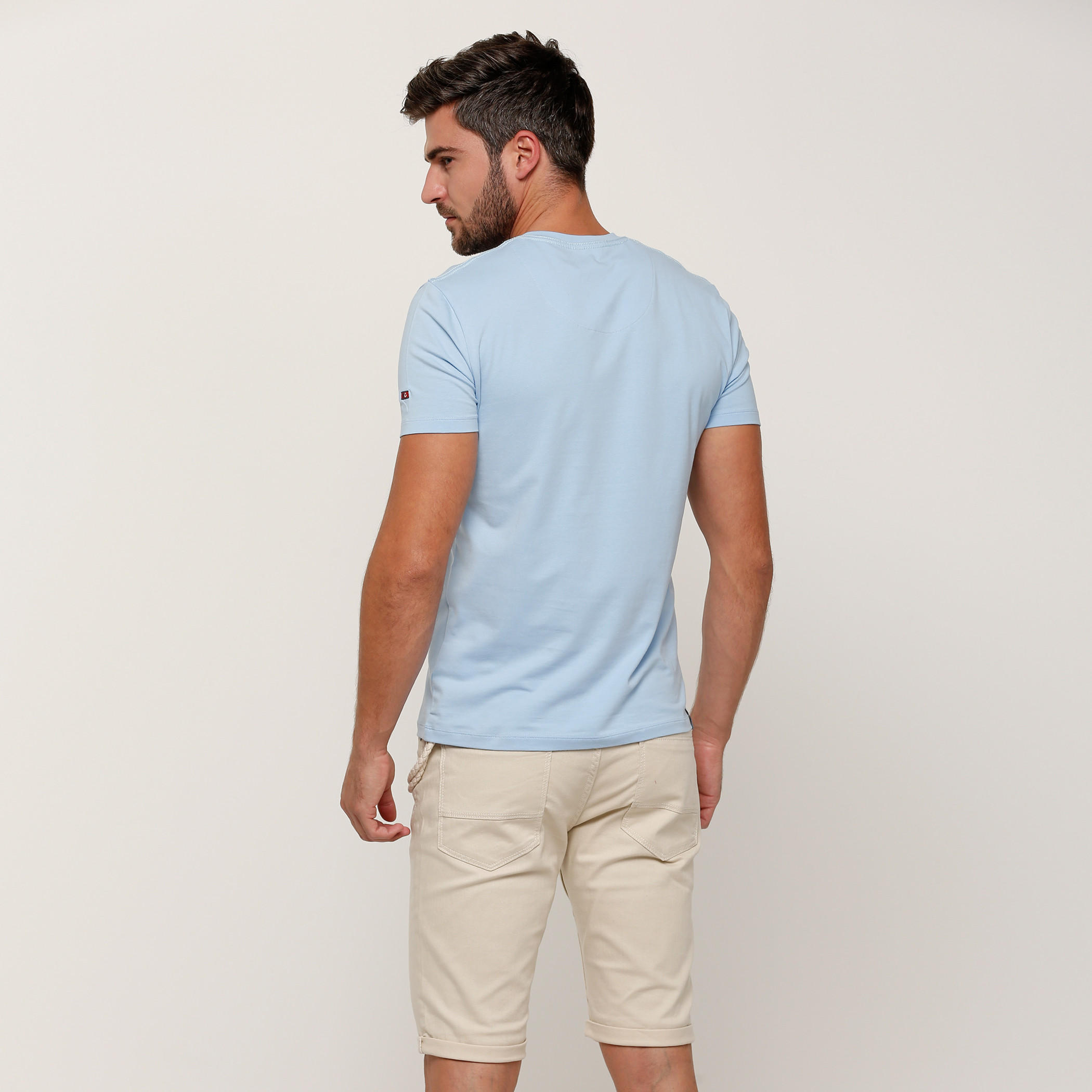 Being Human Printed T-Shirt with V-Neck and Short Sleeves-men-clothing-tshirtsandpolos-tshirts-image-2
