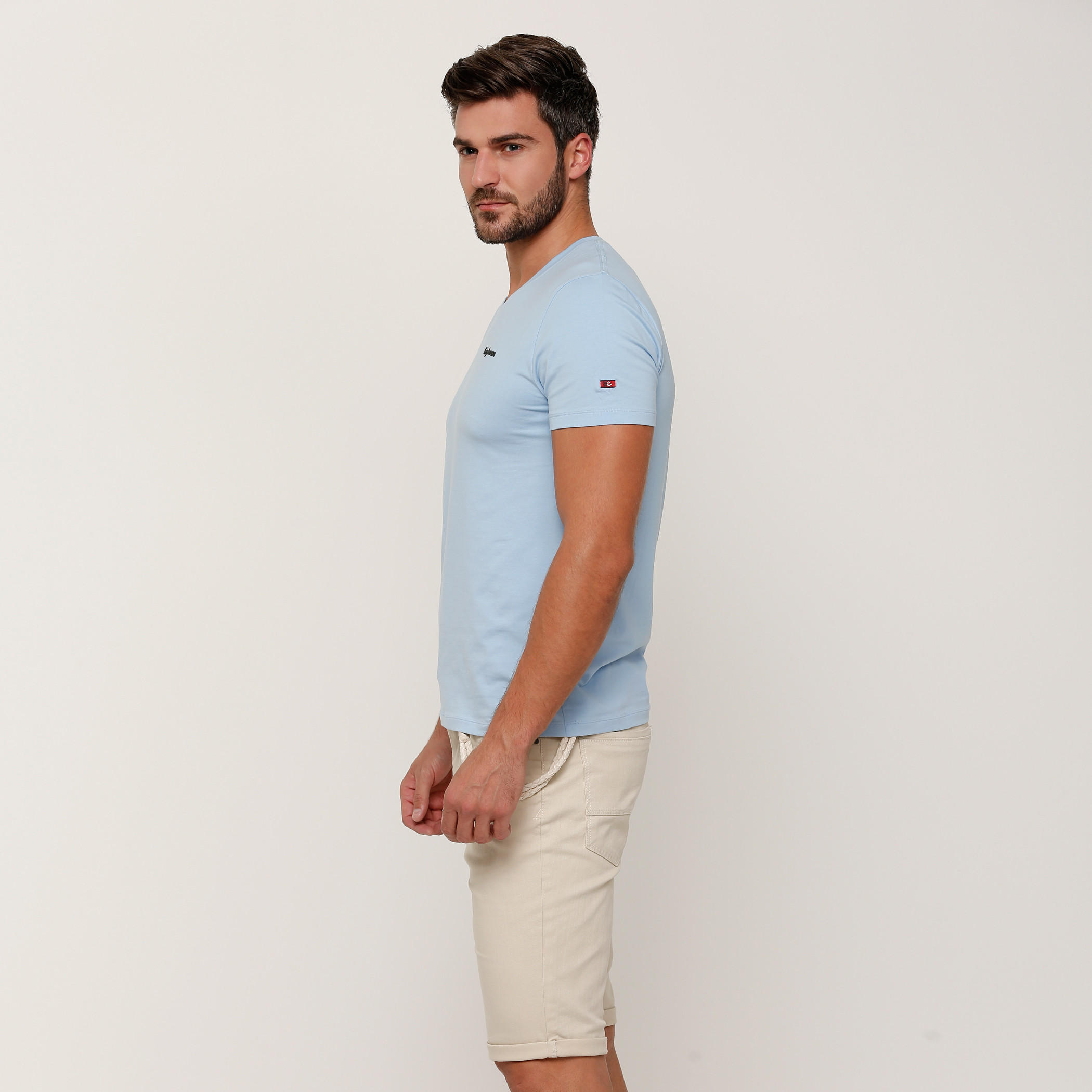 Being Human Printed T-Shirt with V-Neck and Short Sleeves-men-clothing-tshirtsandpolos-tshirts-image-3