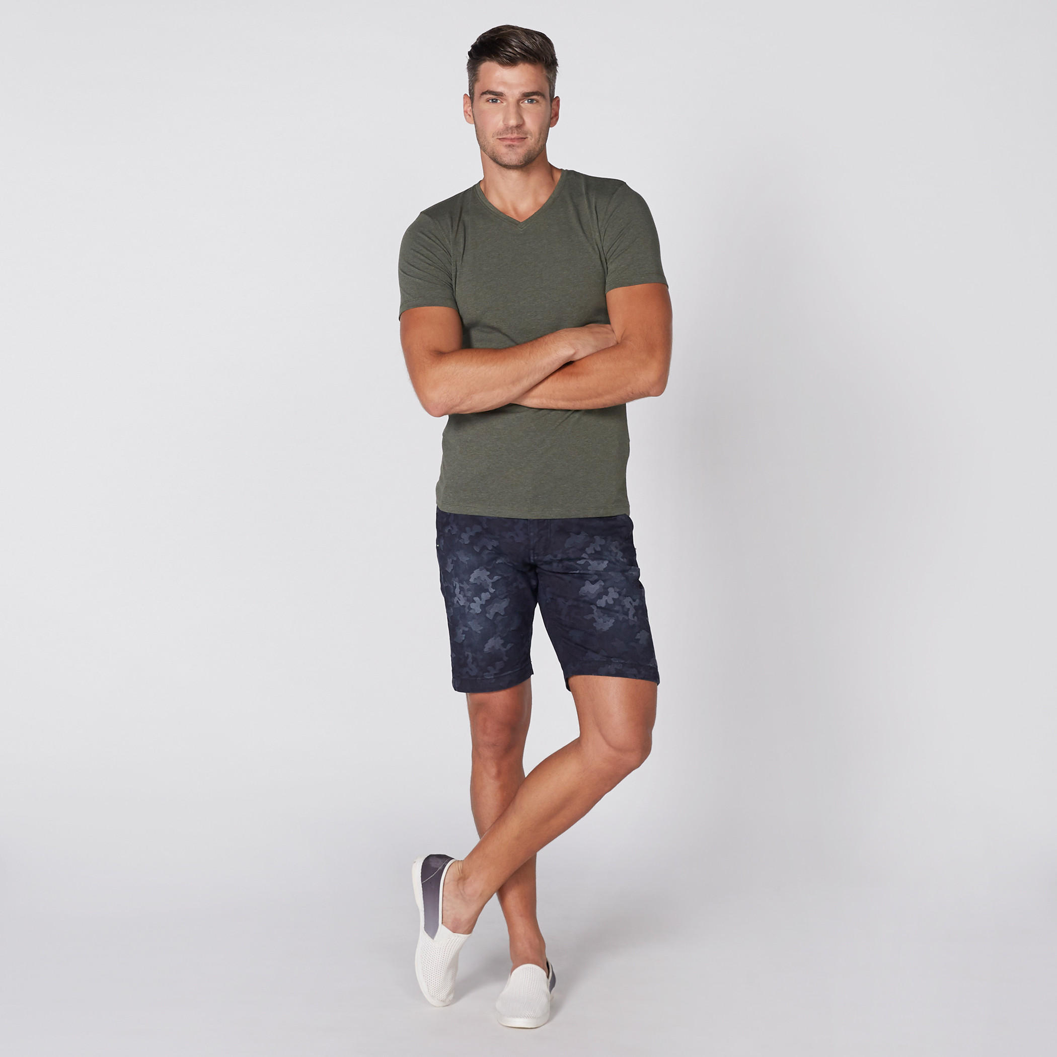 Being Human Printed Shorts with Pocket Detail-men-clothing-bottoms-shorts-image-1
