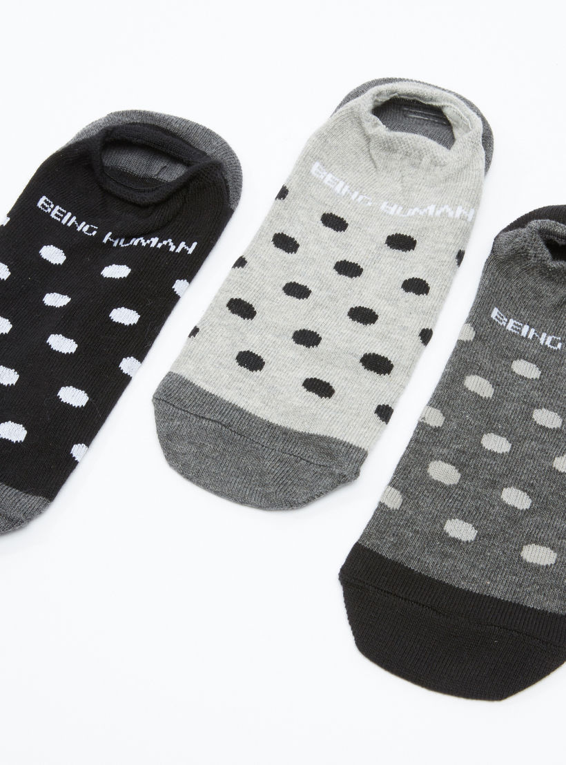جوارب غير مرئية بطبعات بيينج هيومان - طقم من 3 أزواج-men-socks-image-1