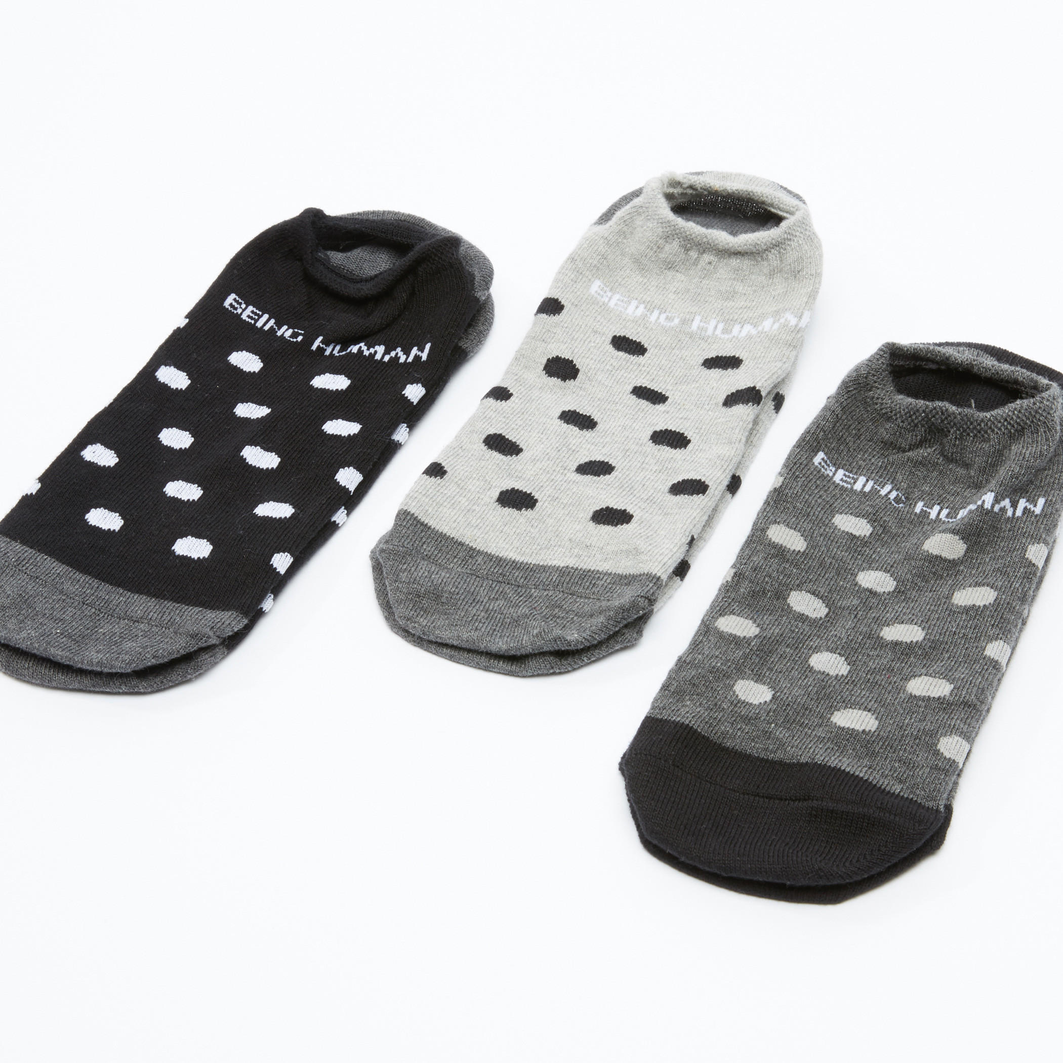 جوارب غير مرئية بطبعات بيينج هيومان - طقم من 3 أزواج-men-socks-image-3