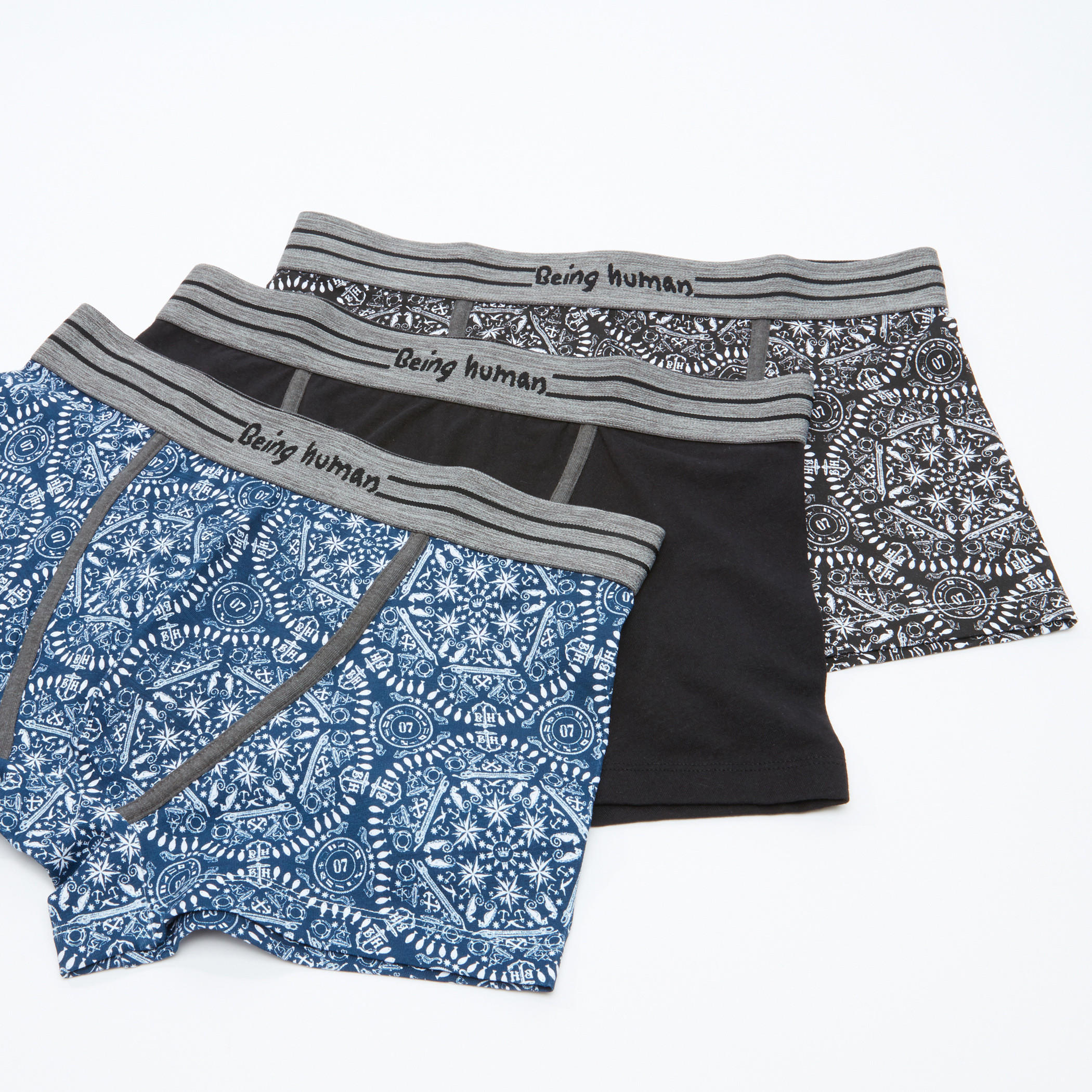 سراويل داخلية متنوعة من بيينج هيومان - طقم من 3 قطع -men-clothing-innerwear-underwear-image-1