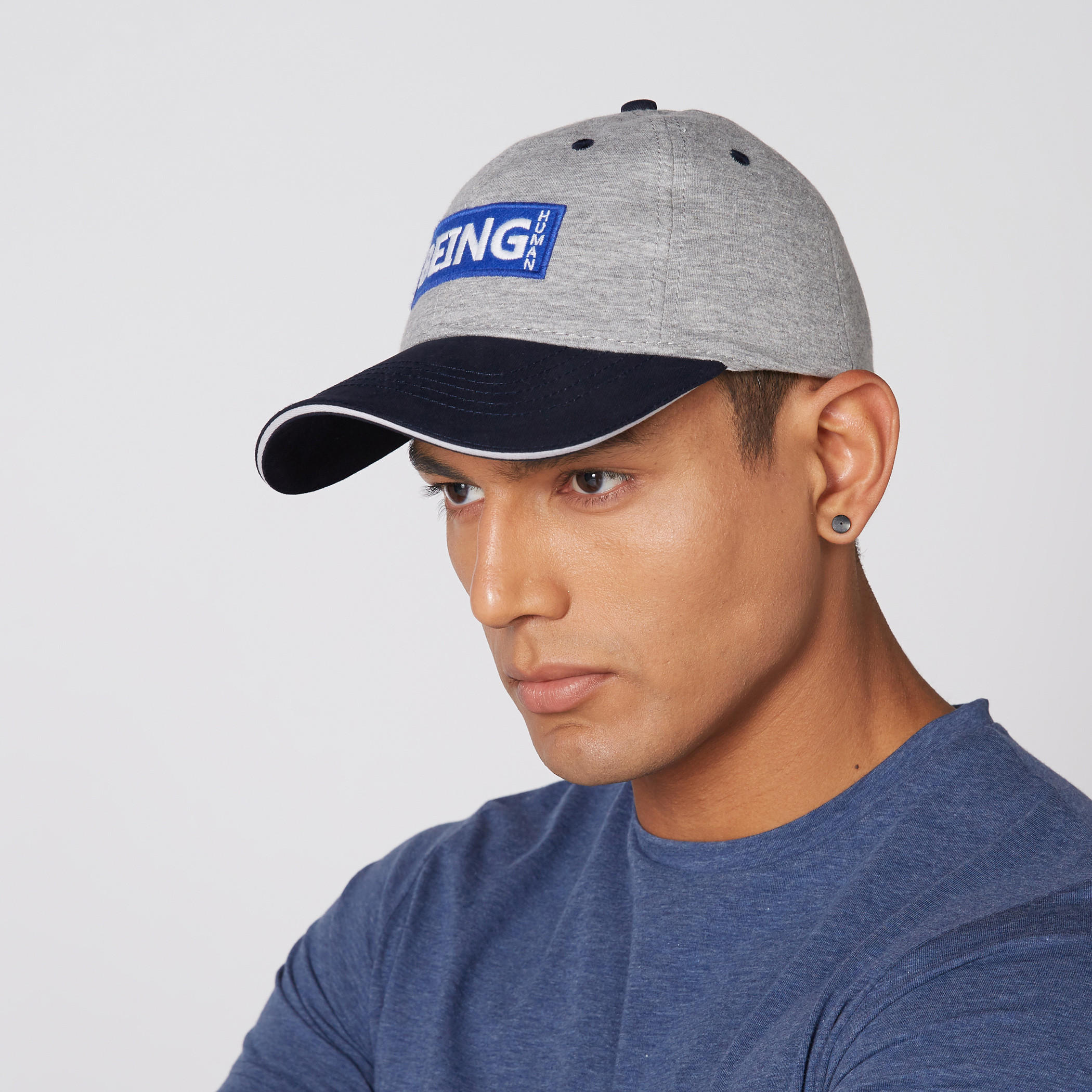 قبعة كاب مطرّزة بثنية إغلاق من بيينج هيومان-men-caps-image-2