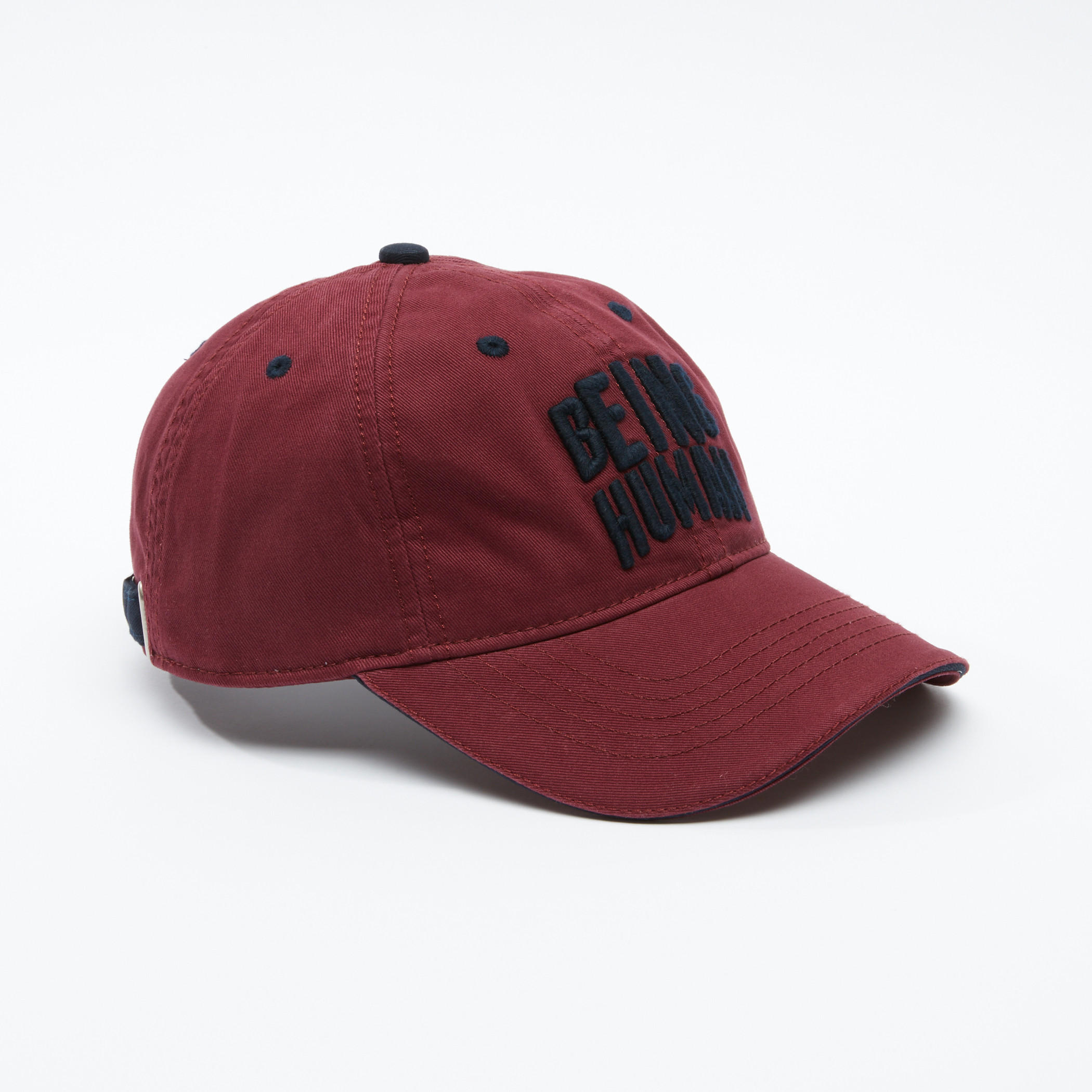 قبعة كاب مطرّزة بثنية إغلاق من بيينج هيومان-men-caps-image-1