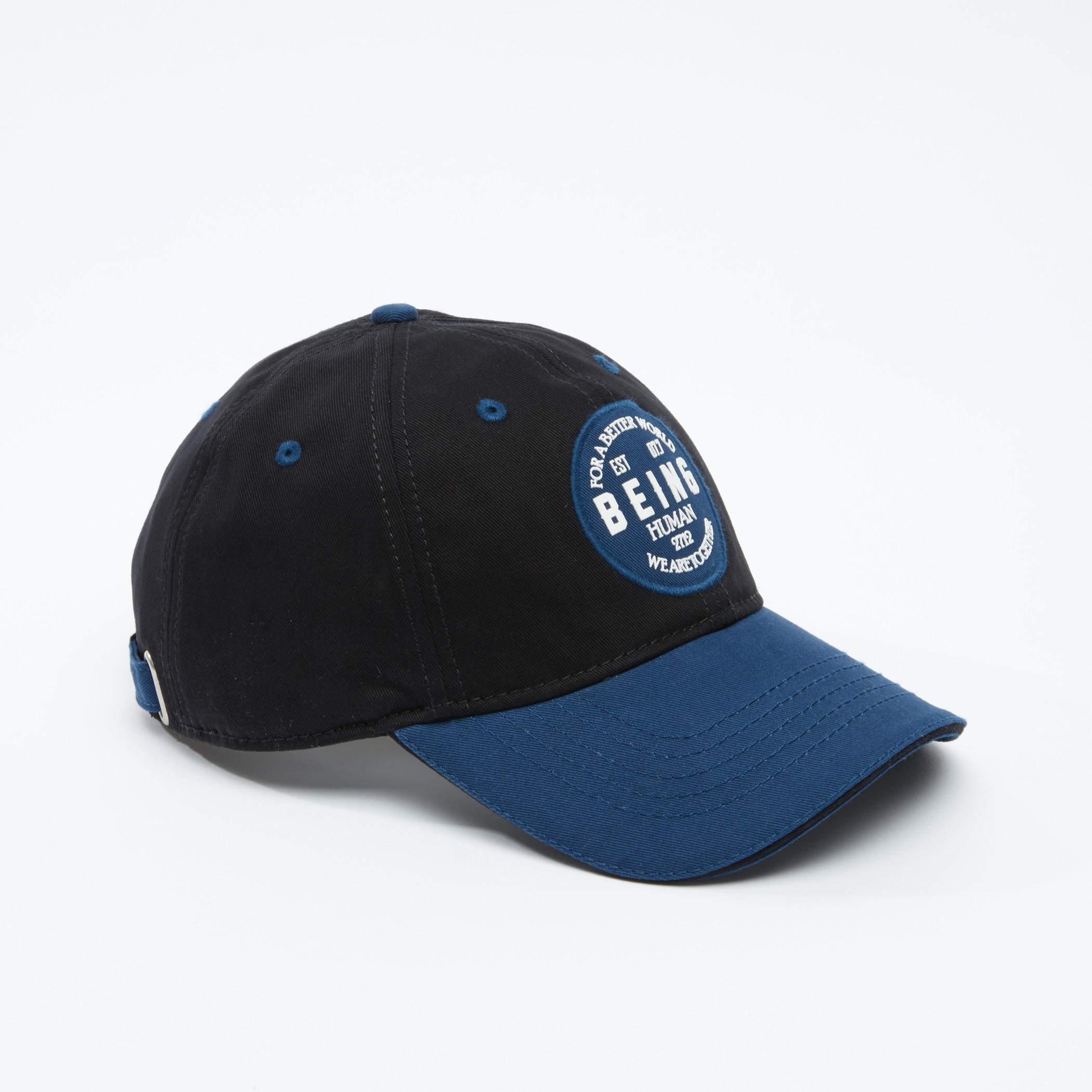 Being Human Textured Cap with Tuck-In Closure-men-caps-image-1