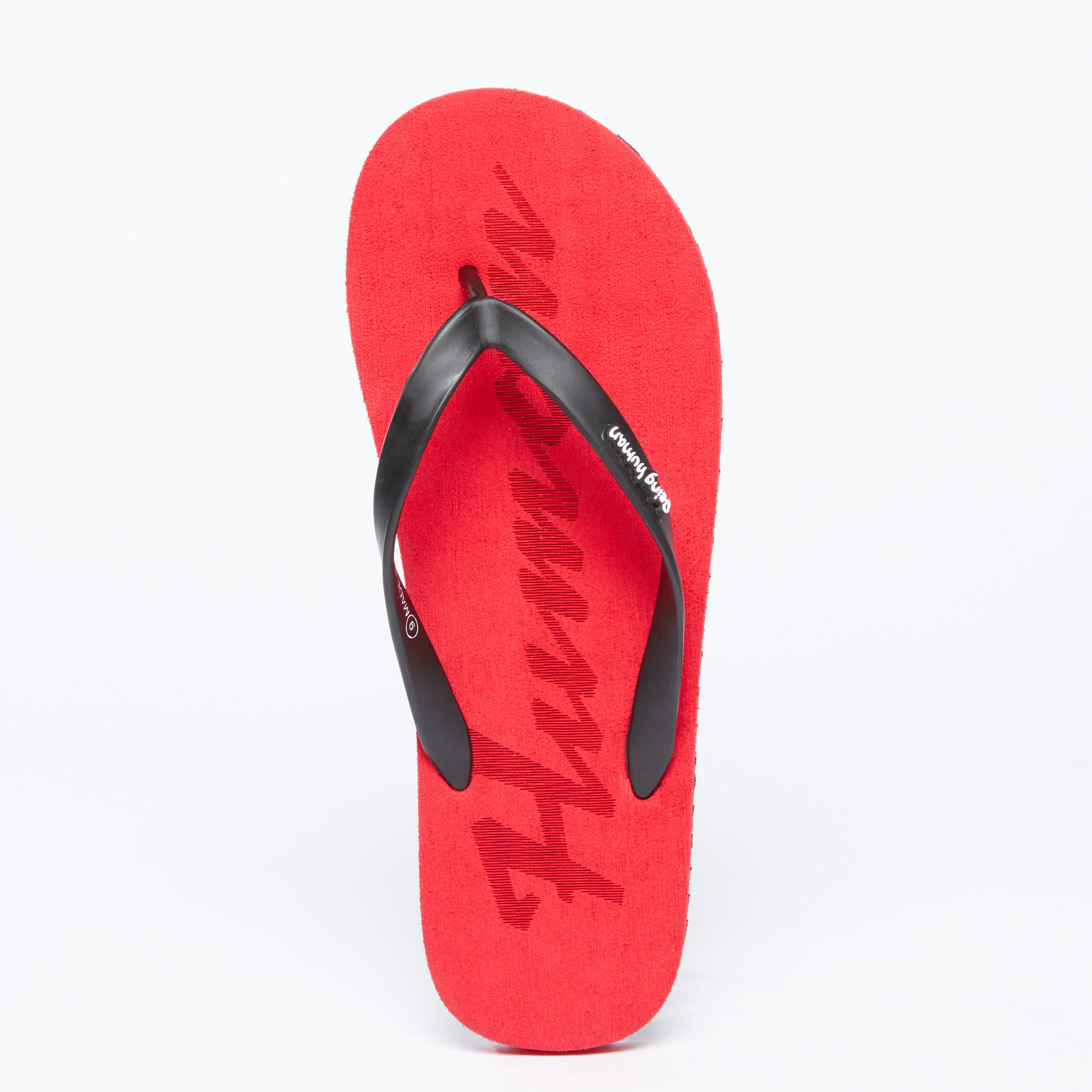 Being Human Printed Flip Flops with Logo Applique-men-shoes-flipflopsandslides-image-3