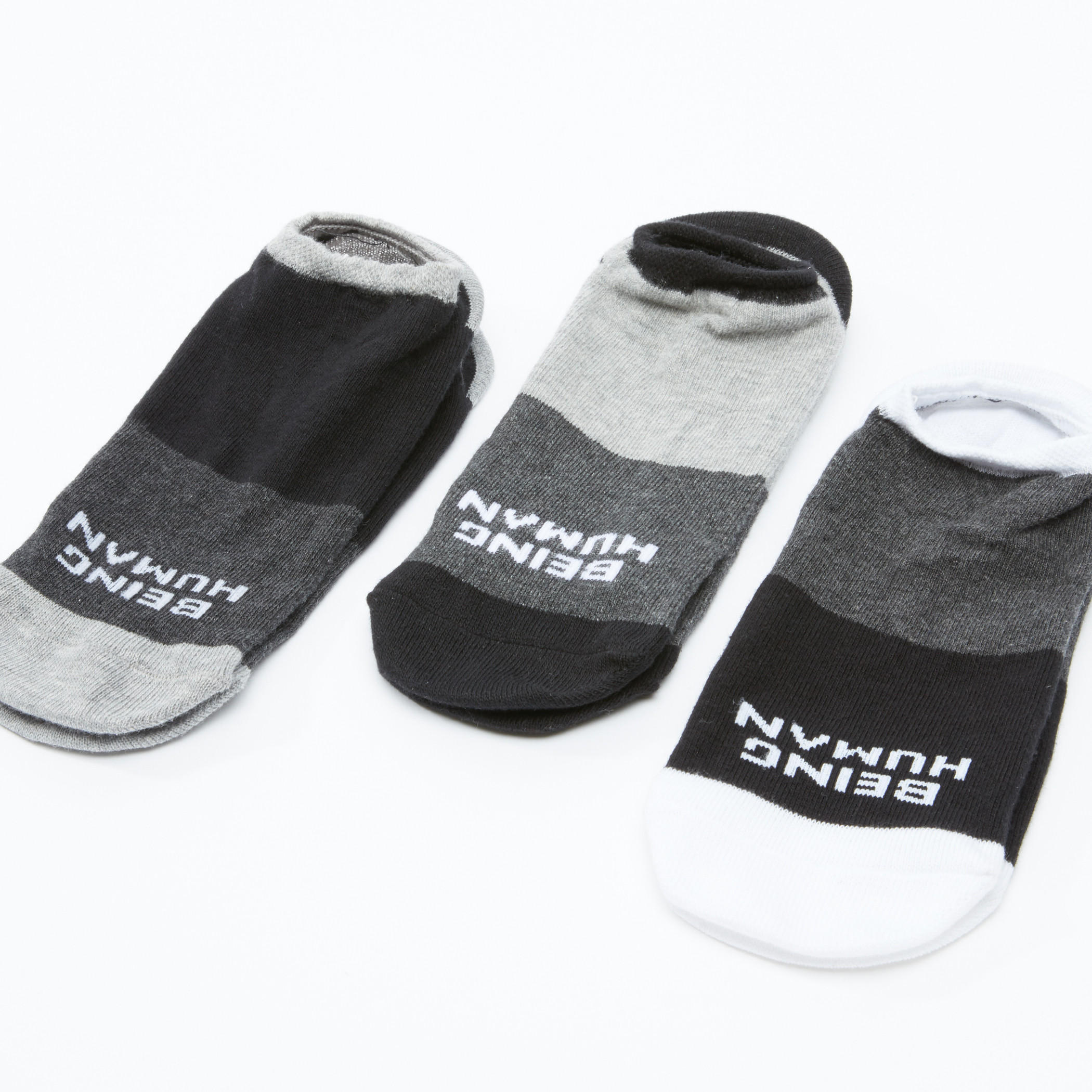 جوارب بطول الكاحل من بيينج هيومان - طقم من 3 أزواج-men-socks-image-3