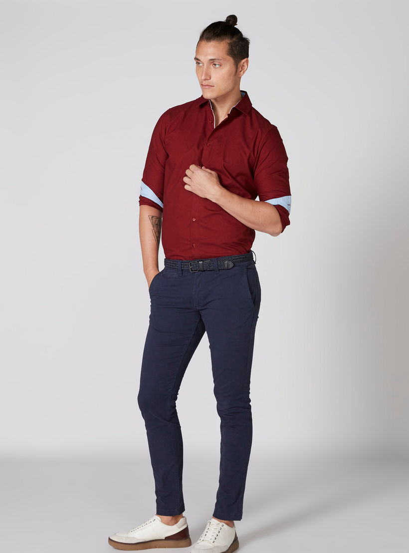 قميص بأكمام طويلة وأزرار من بيينج هيومان-men-clothing-shirts-image-3