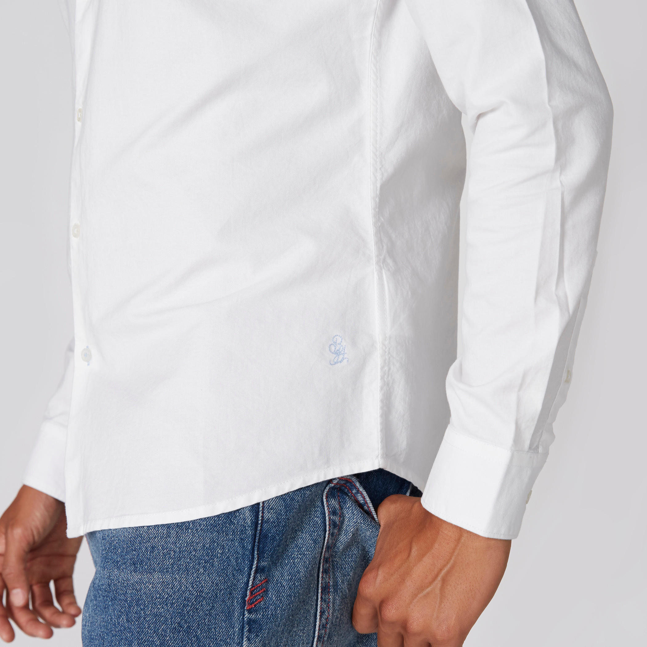 قميص بأكمام طويلة وأزرار من بيينج هيومان-men-clothing-shirts-image-4