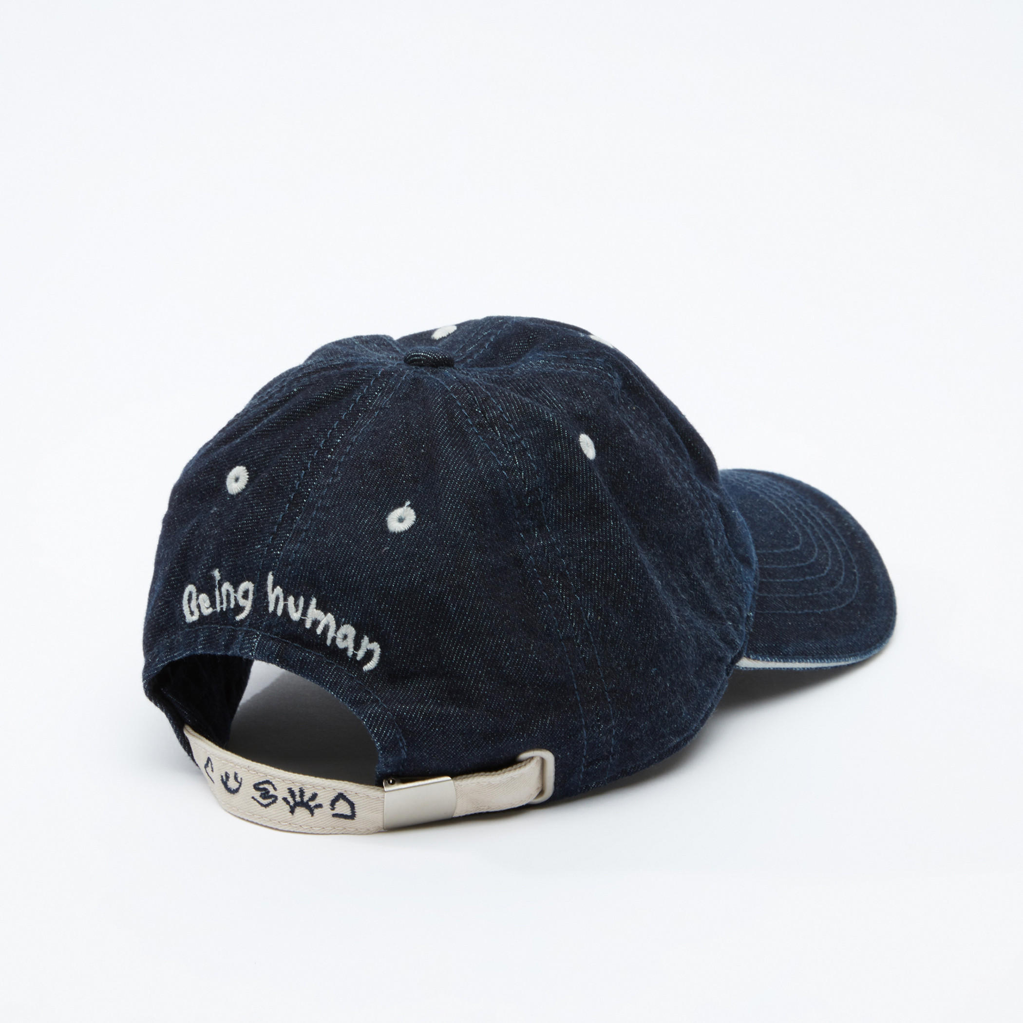 Being Human Embroidered Cap with Tuck-In Closure-men-caps-image-3