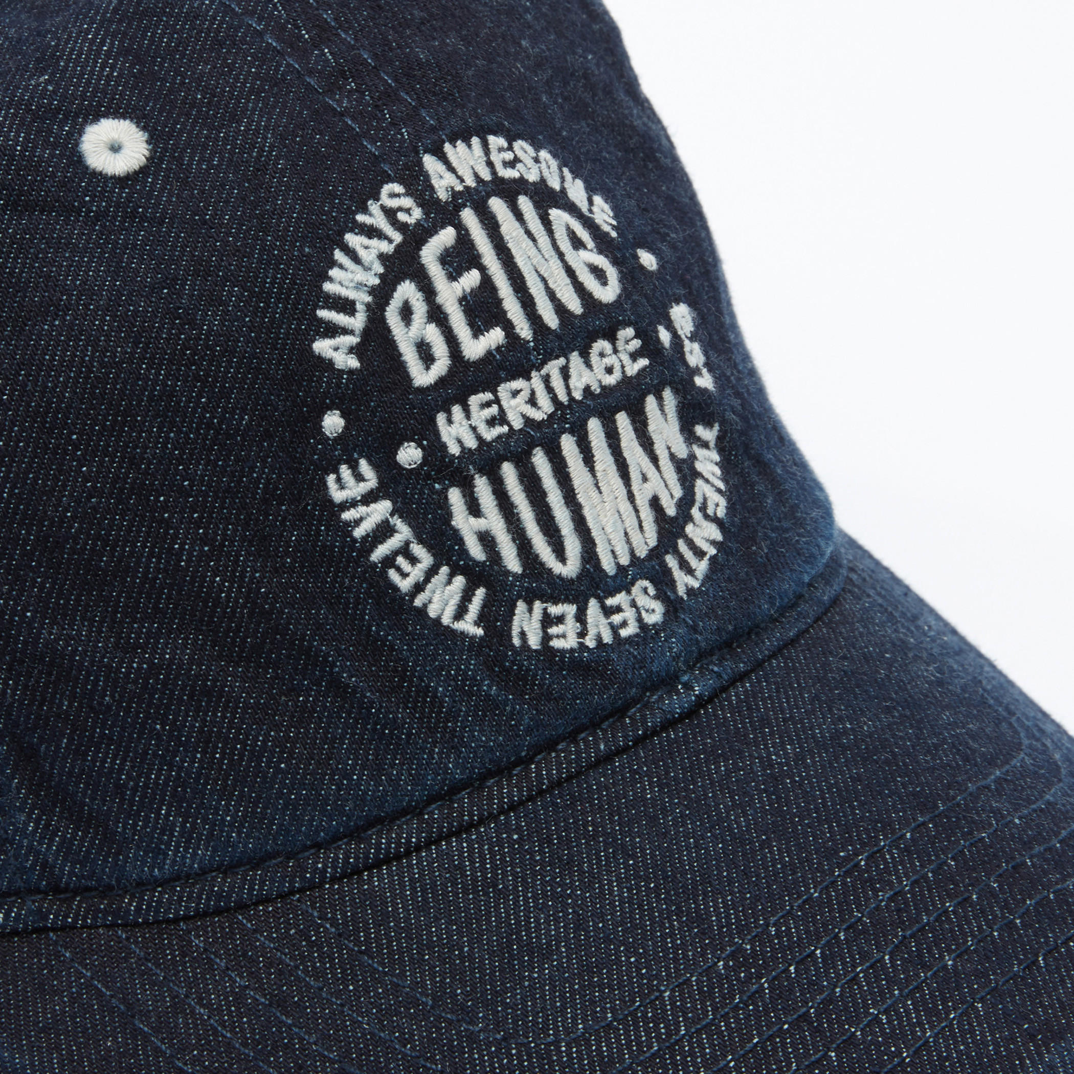 Being Human Embroidered Cap with Tuck-In Closure-men-caps-image-4