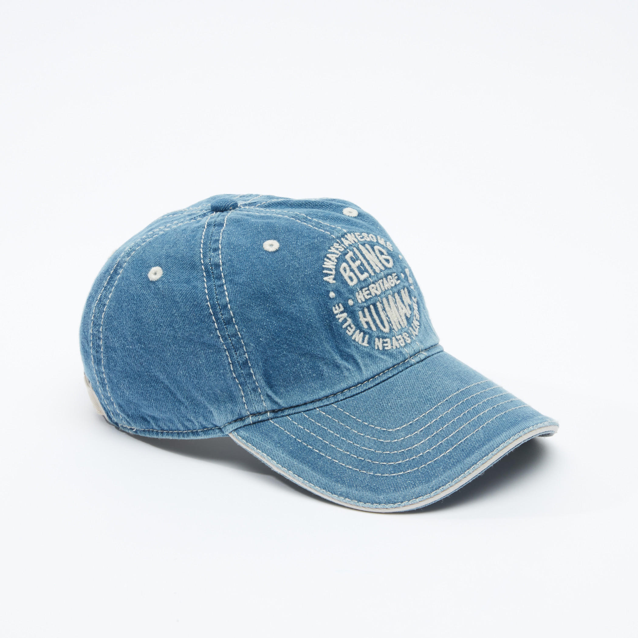 قبعة كاب مطرّزة بثنية إغلاق من بيينج هيومان-men-caps-image-4